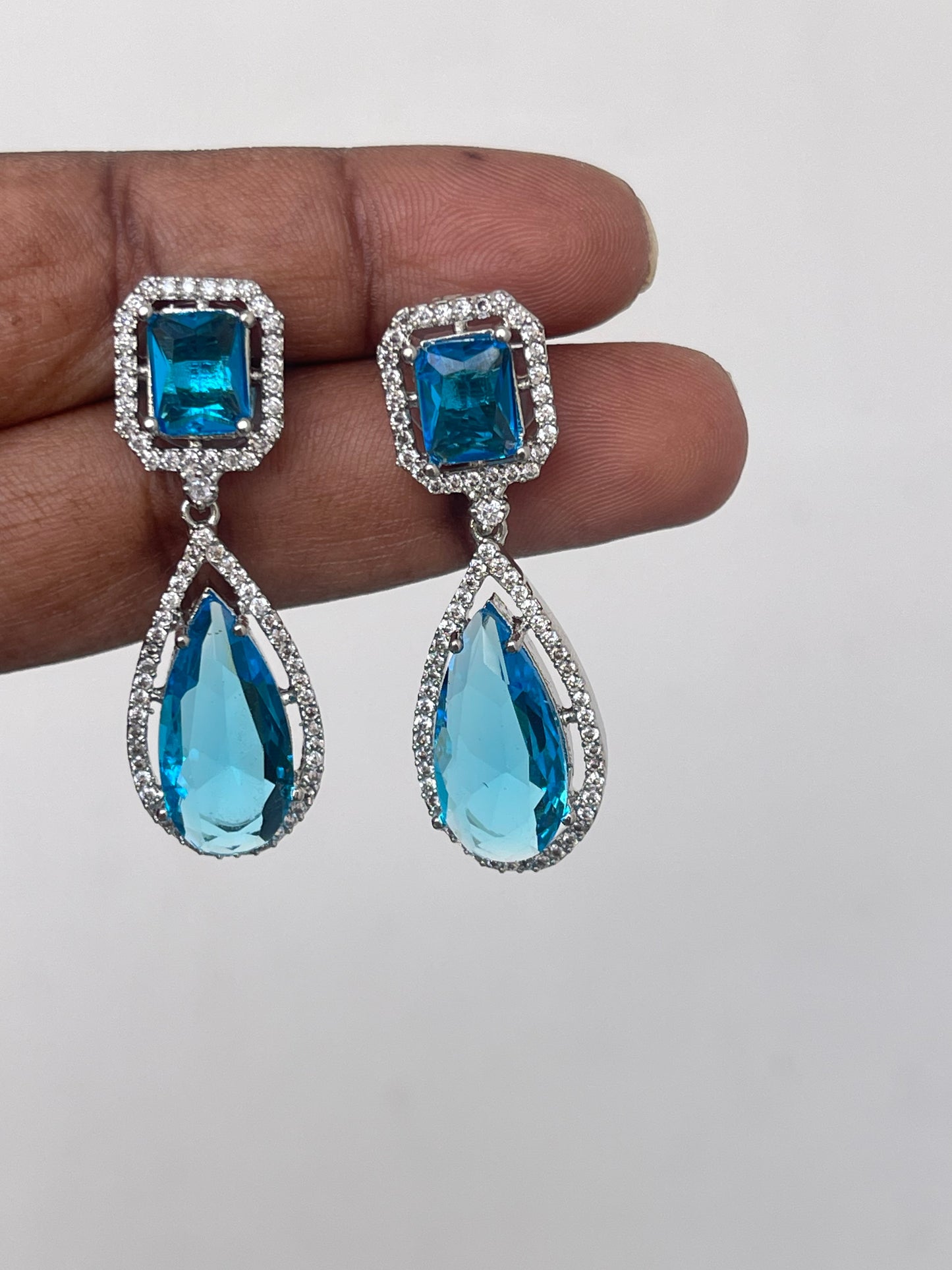 Big drop Western earrings