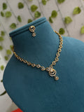 ns848  short neckset earrings
