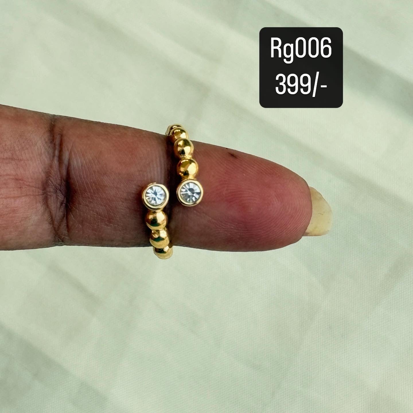 Gold finger rings rg005