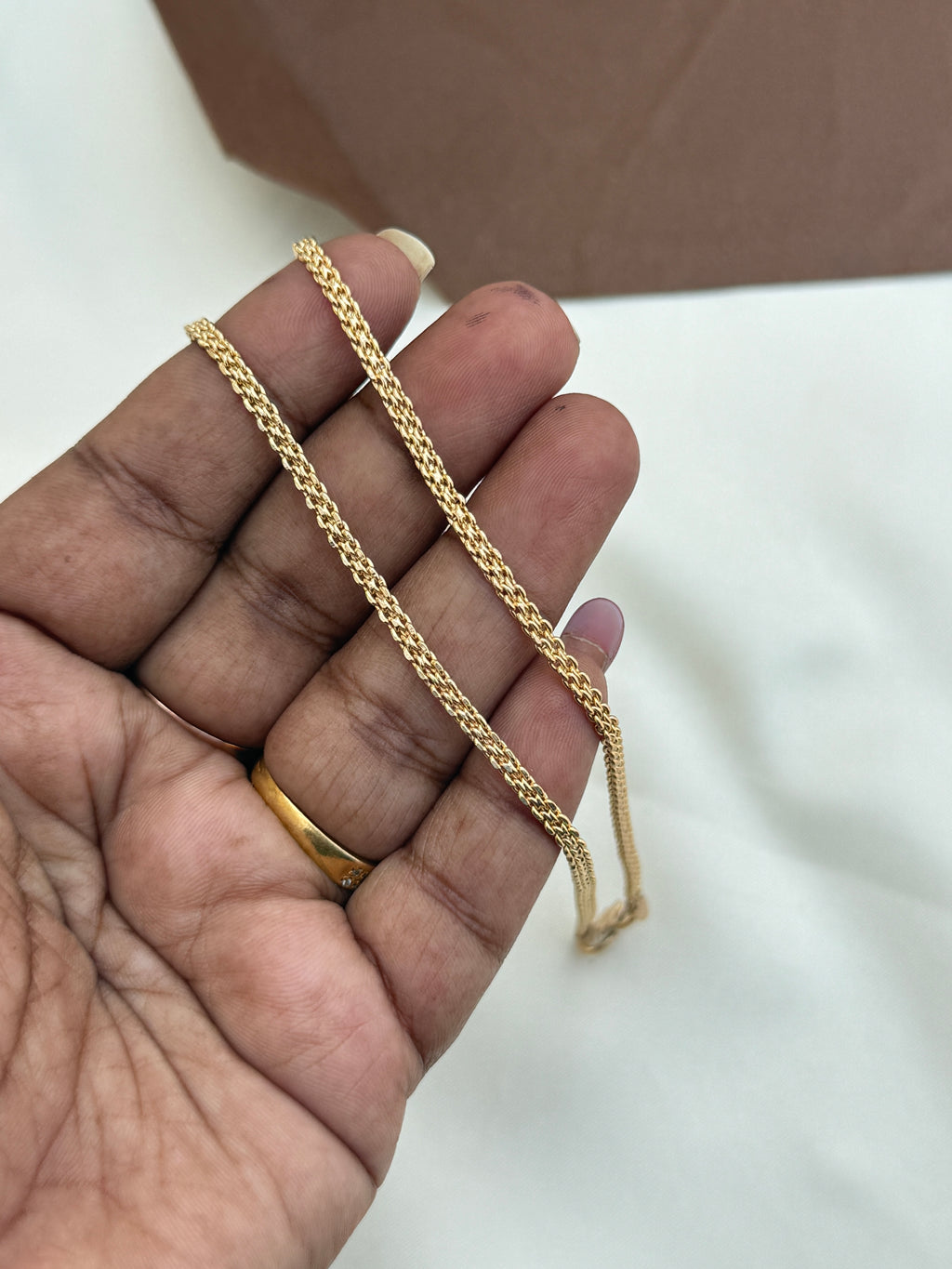 Ak114 Panchaloham unpolished anklets