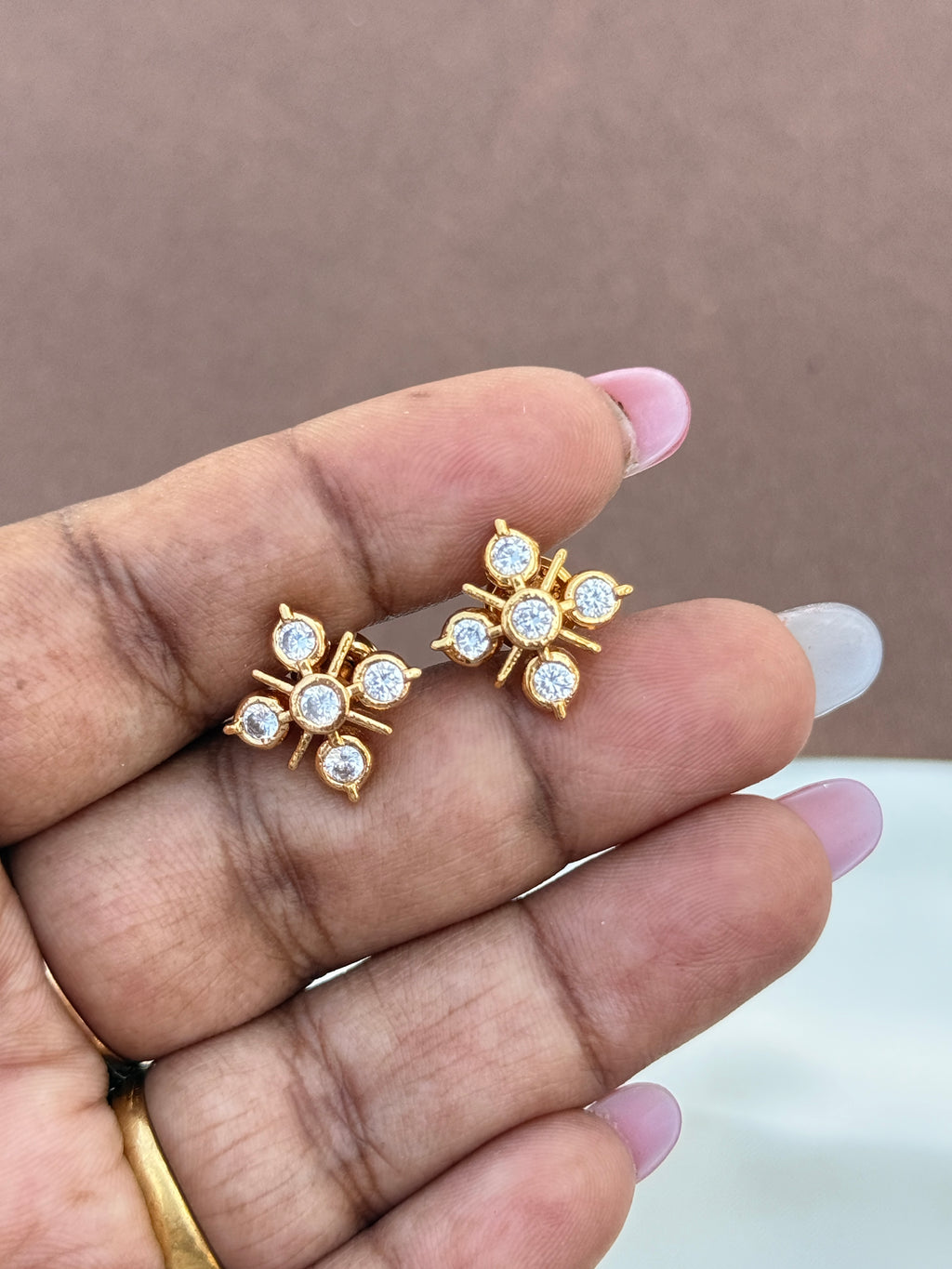 Ph140 panchaloham 5 stone studs