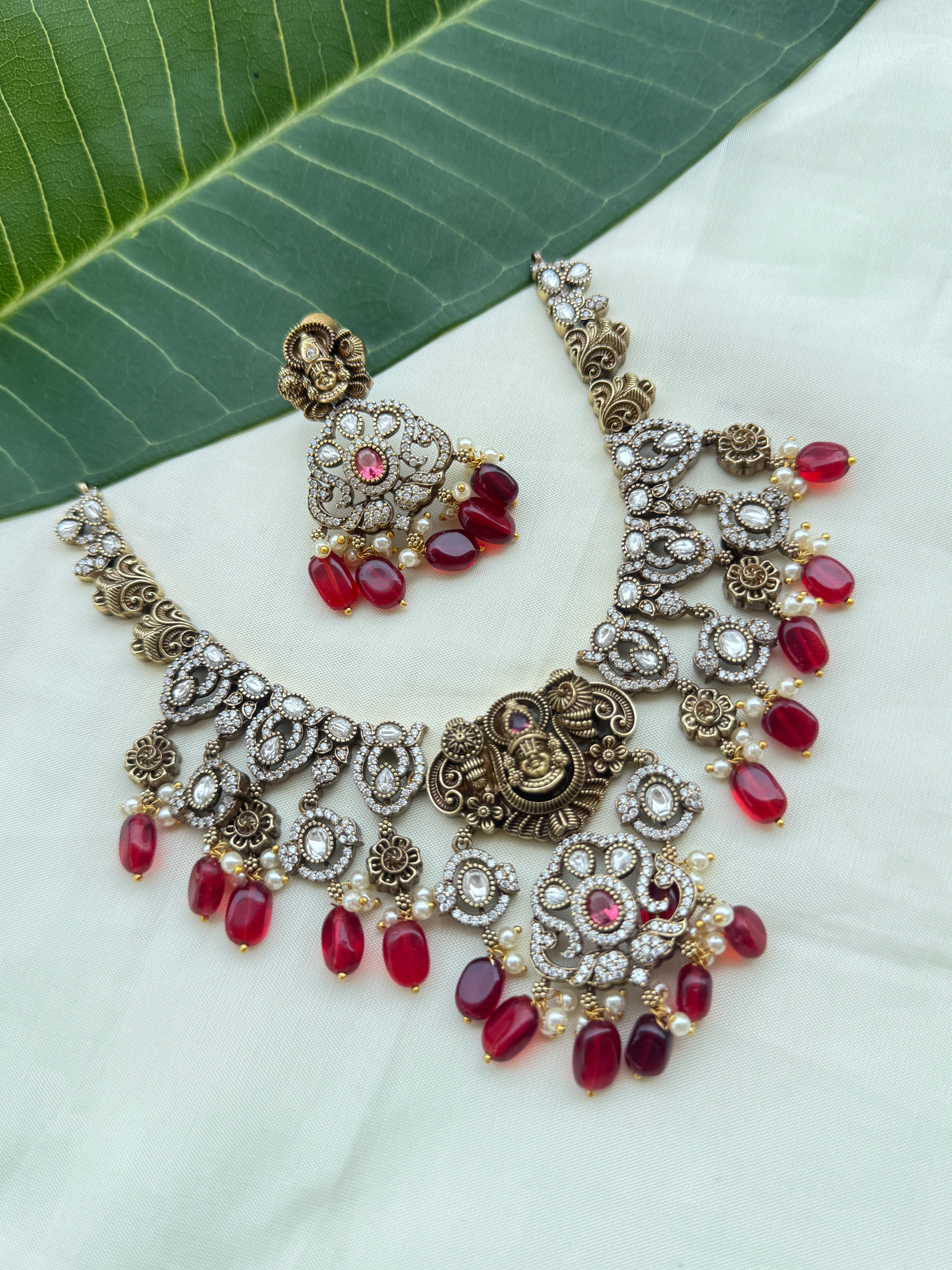 Ns261 lord Venkateswara Victorian neckset