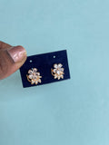 Flower studs with stem ER6079