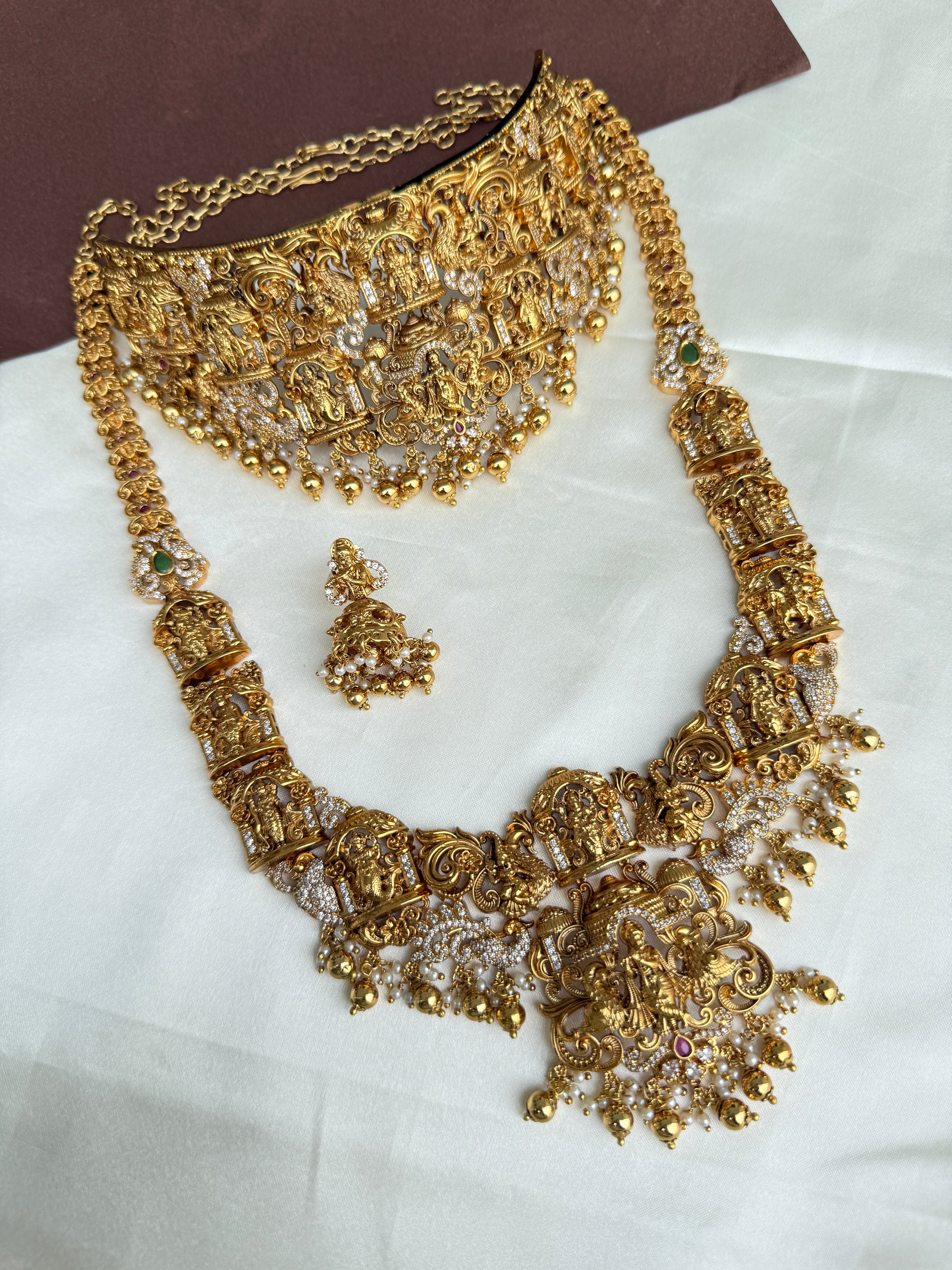 Bs100 nakshi dasavataram Bridal set