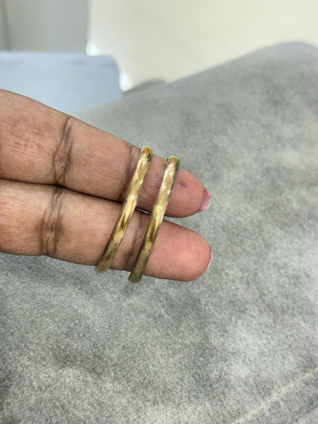 Kd060 panchaloham unpolished New born to 1 years kids bangles