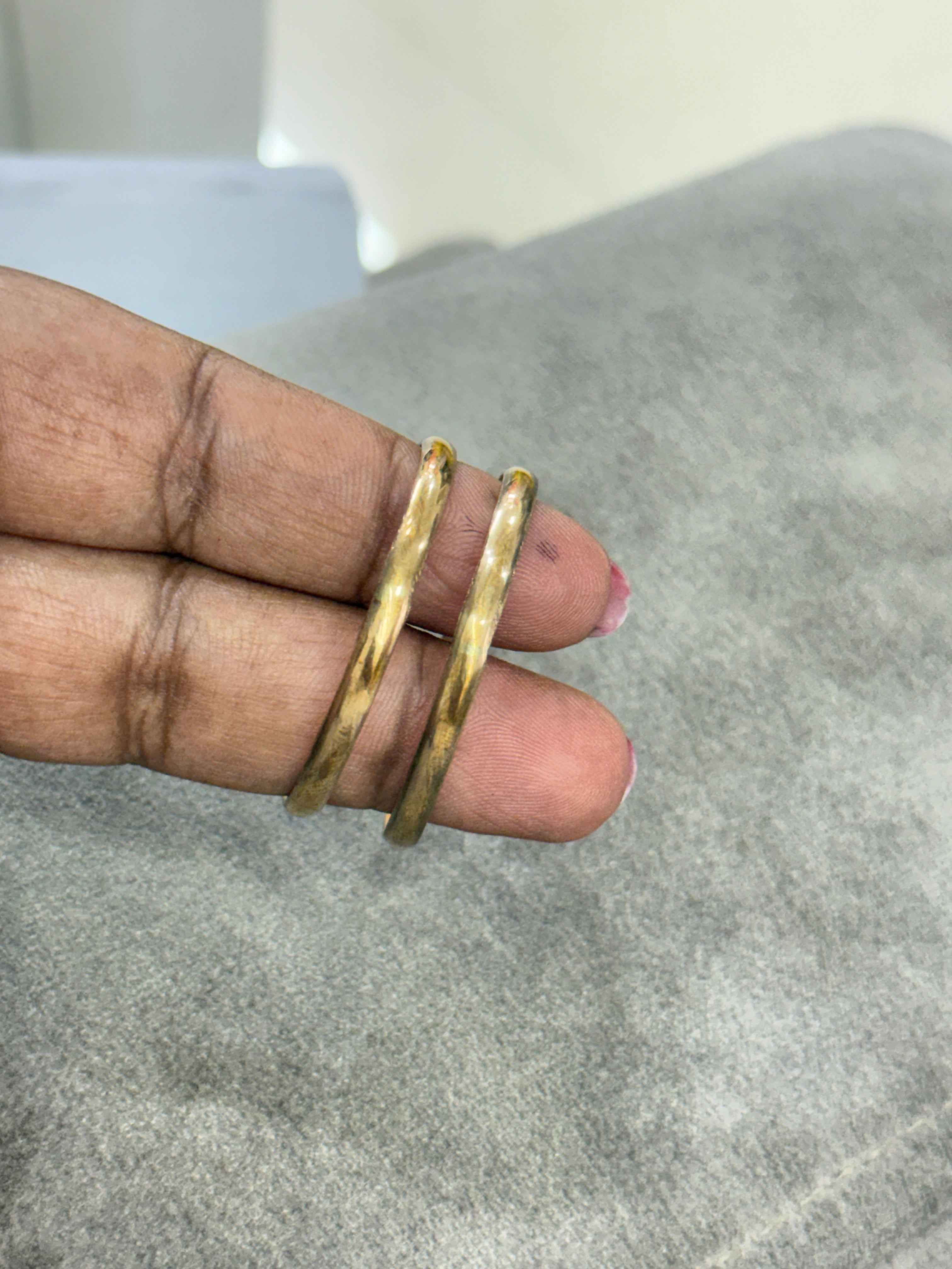 Kd060 panchaloham unpolished New born to 1 years kids bangles