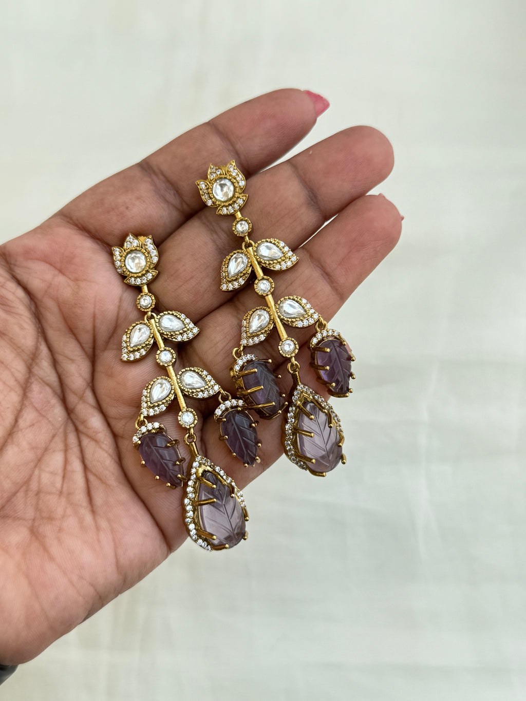 Er001 moissanite drop hanging western earrings