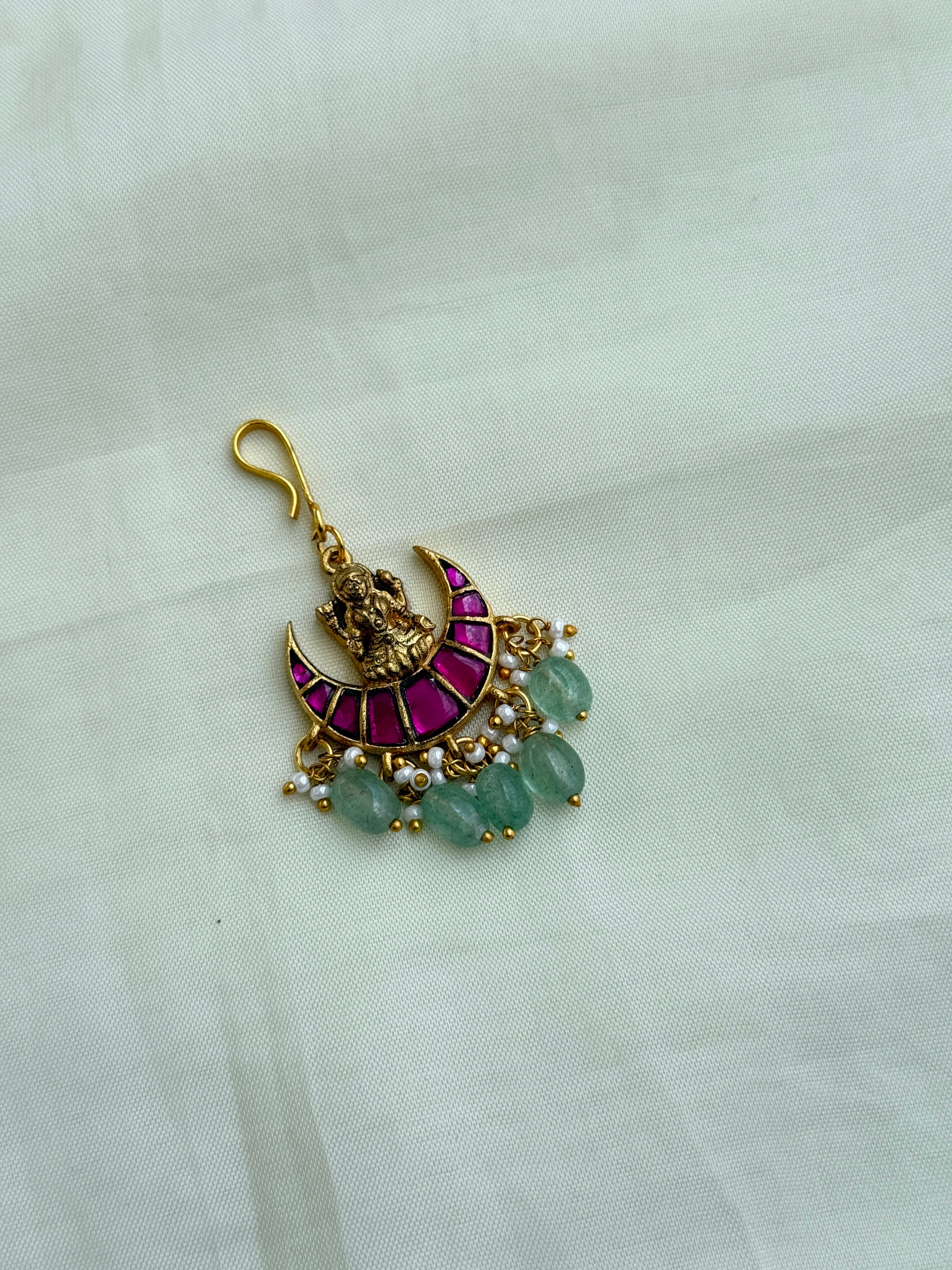 Tk540 jadau Kundan Lakshmi Devi tikka