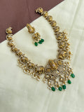 Ns278 lord Venkateswara elephant short neckset