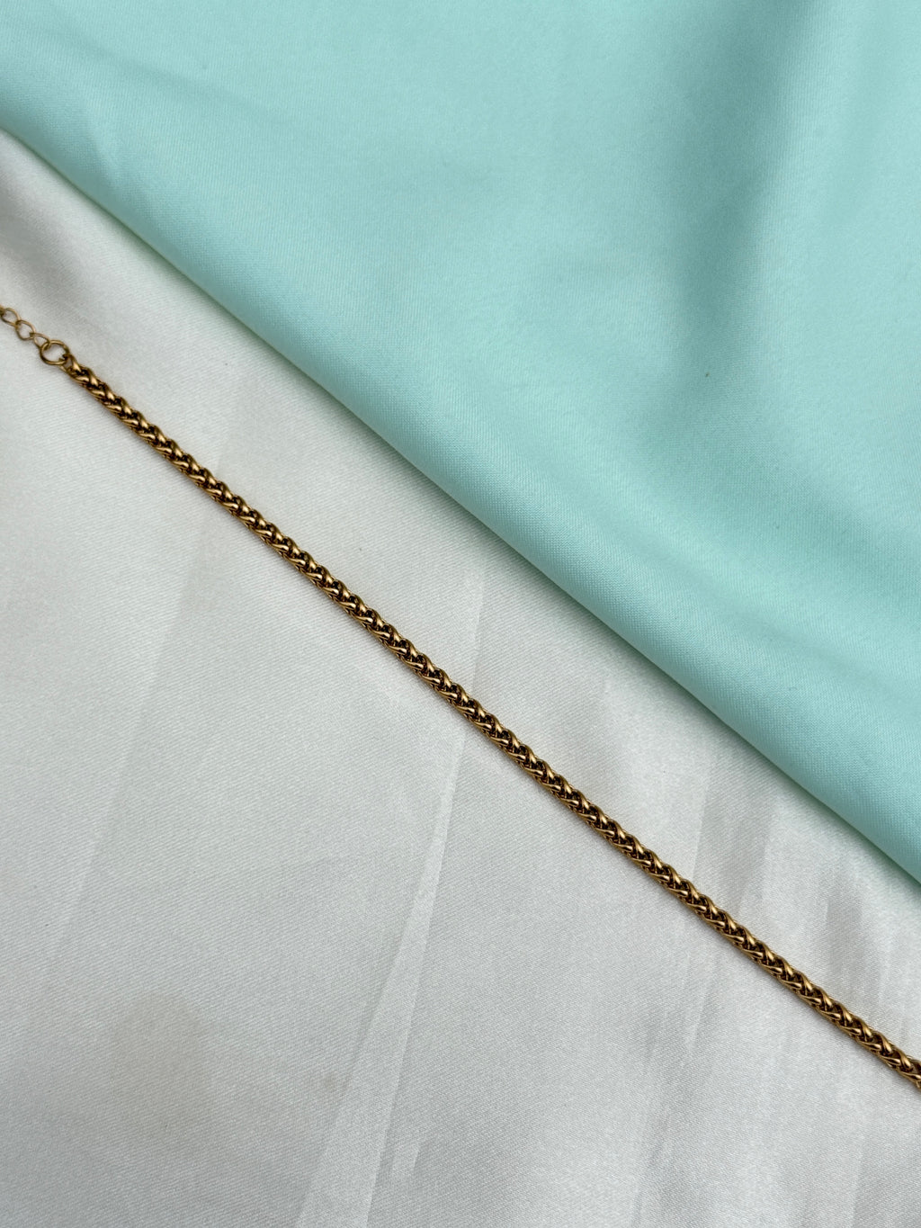 Ab618 anti tarnish 7.5inches 2:8 to 2:10 adjustable chain bracelet