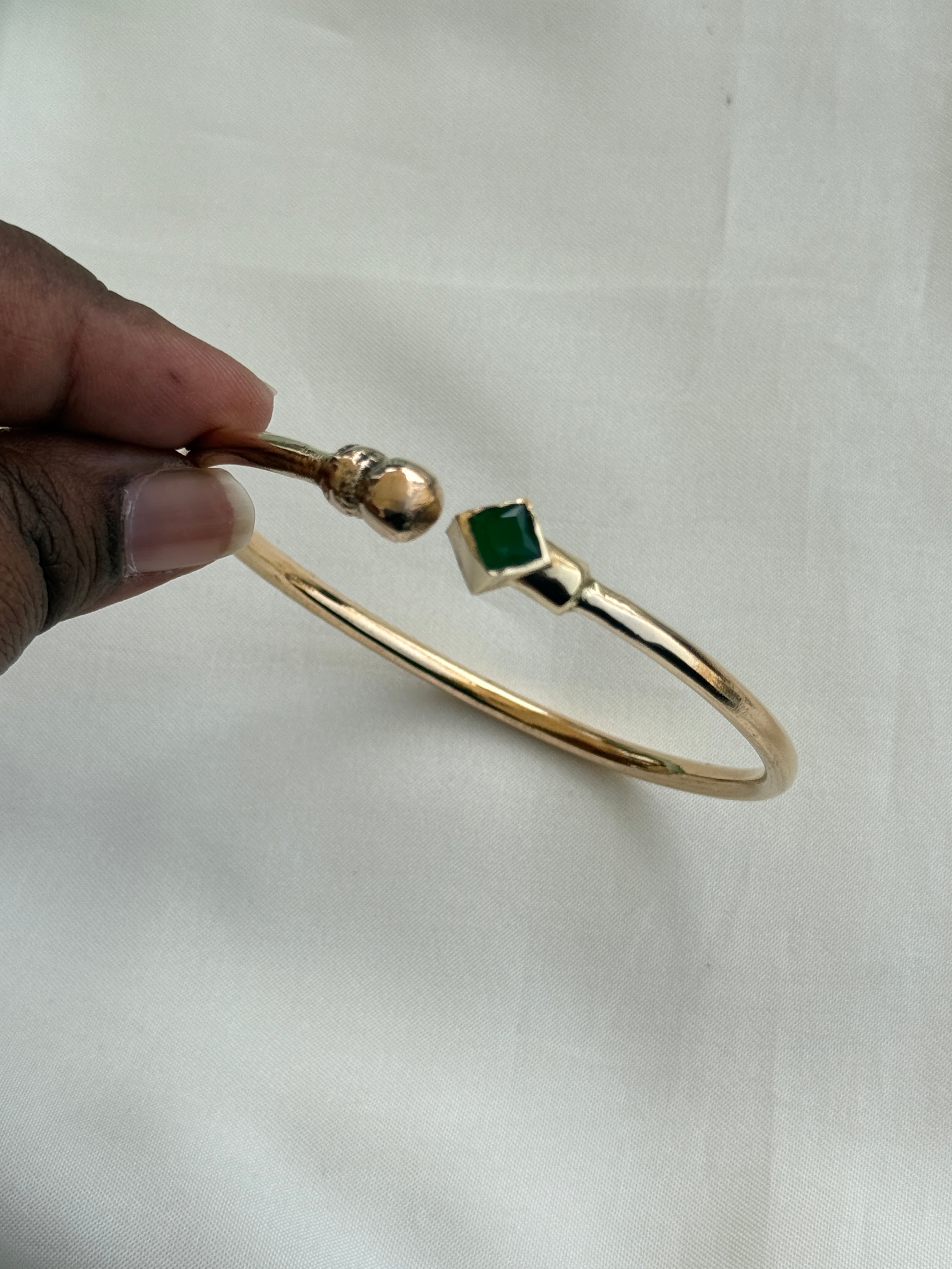 Br541 Panchaloham polished openable kada 2.4 to 2.6 size