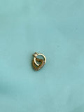 AL021 anti tarnish heart charm (pendent)