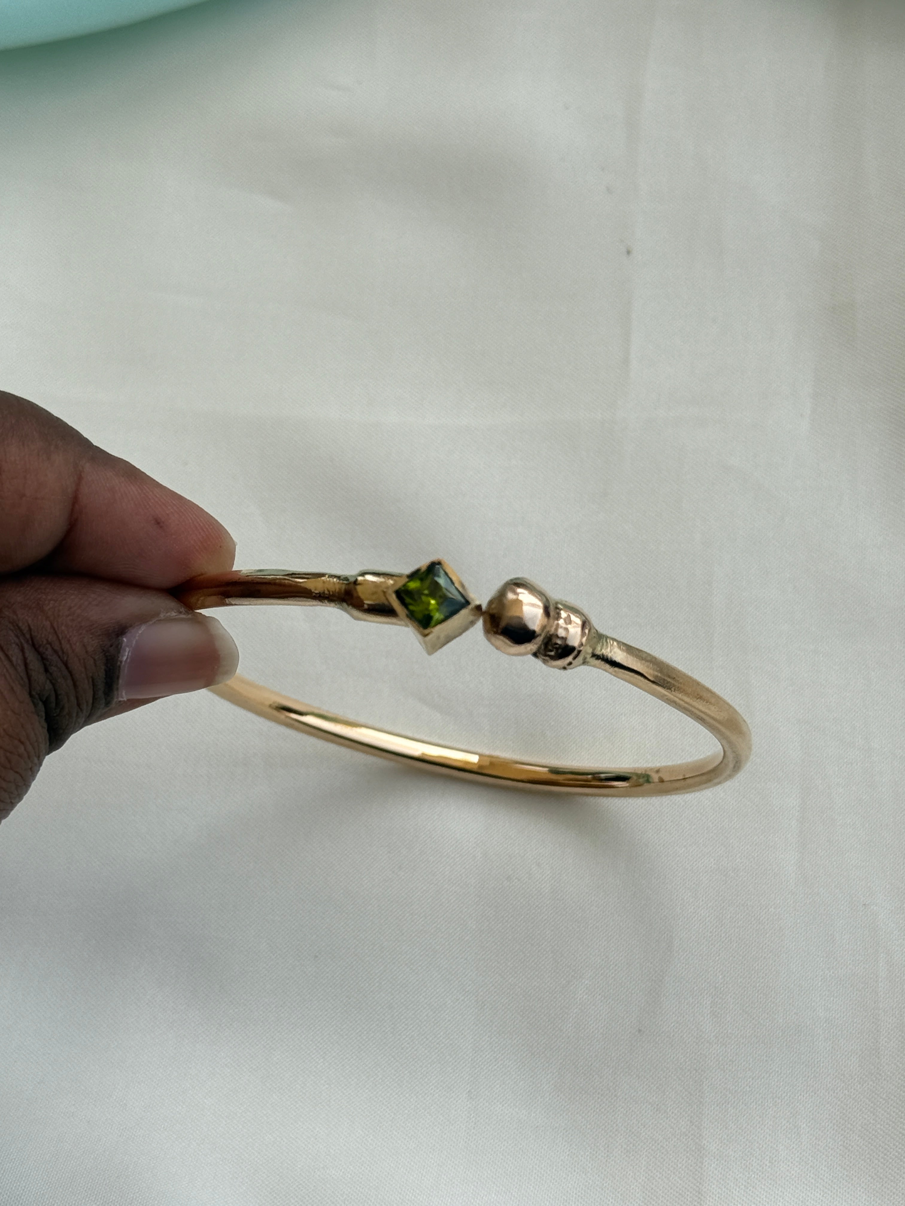 Br541 Panchaloham polished openable kada 2.4 to 2.6 size