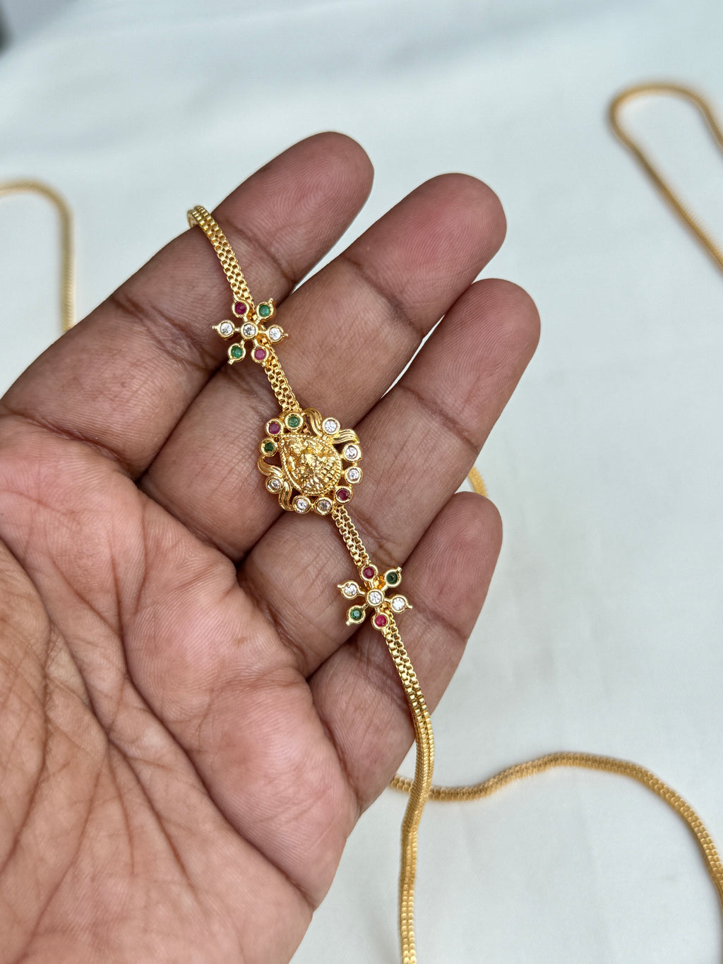 Tc014 24 inches Lakshmidevi mangalsutra chain