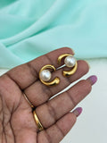 ST066 anti tarnish pearl stud