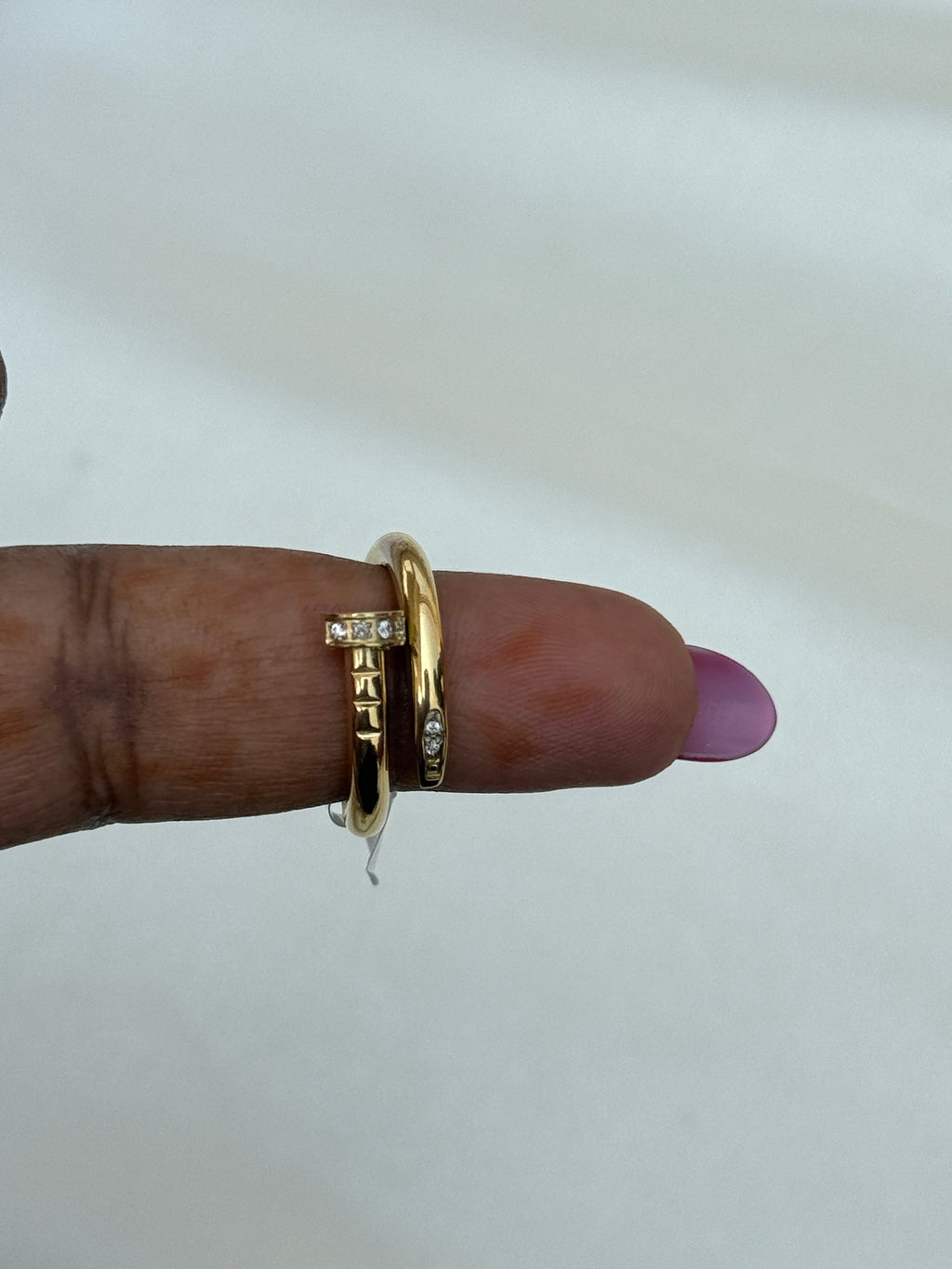 Rg047 anti tarnish cartier finger ring