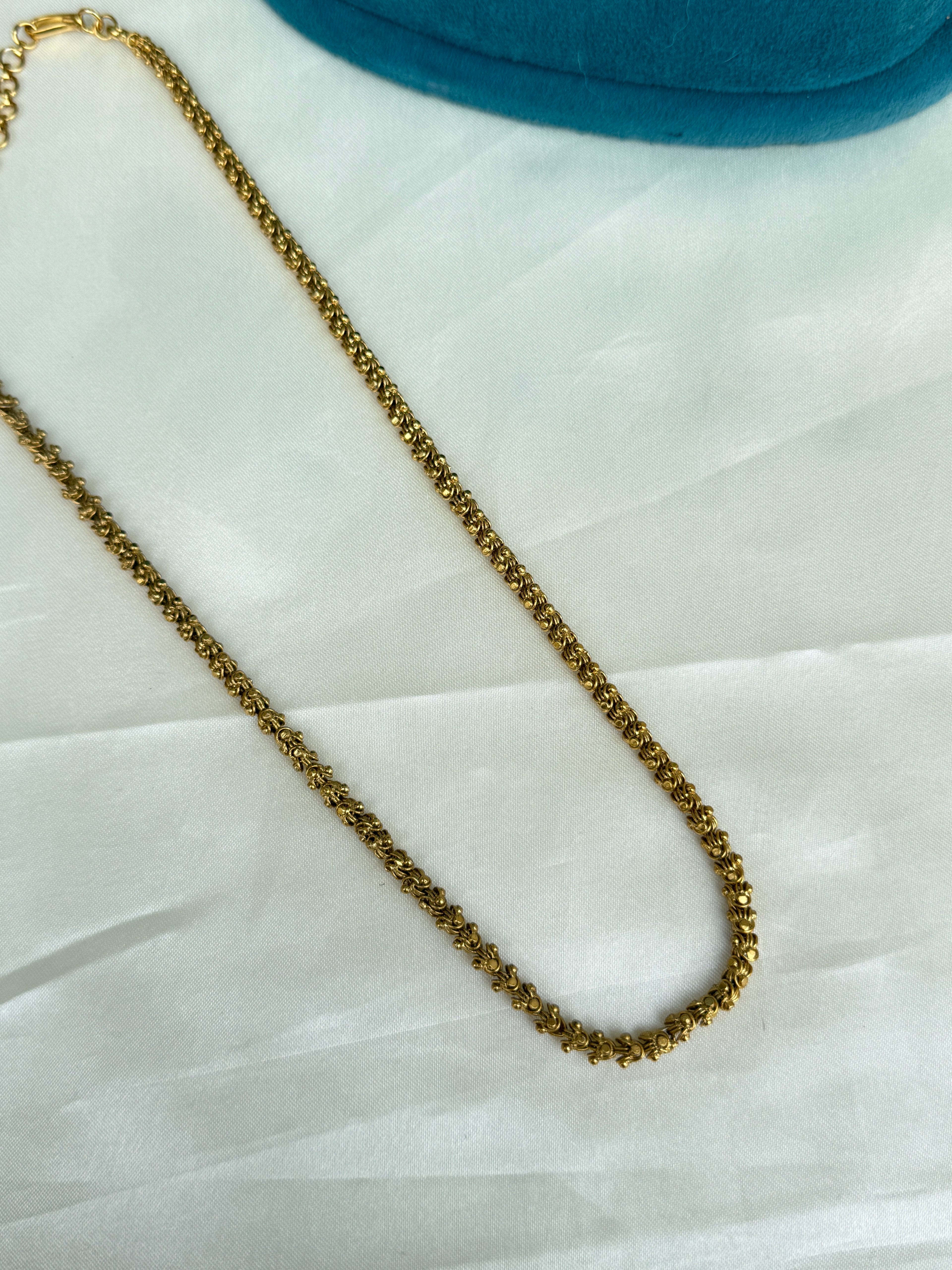 Bb0020 plain gold chain