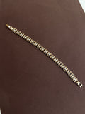 MN020 anti tarnish rose gold chain bracelet
