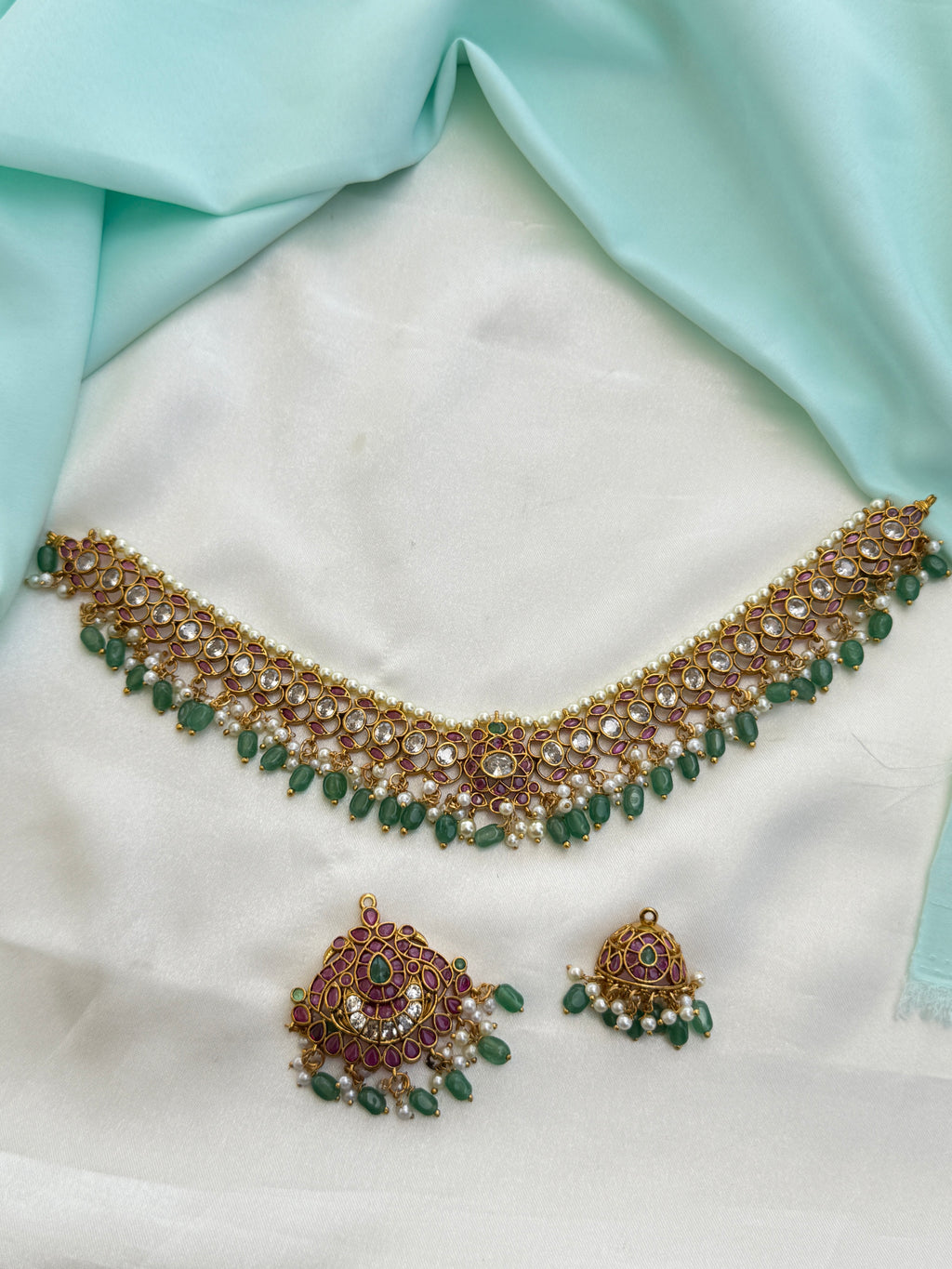Ns814 kemp changable neckset with out earrings