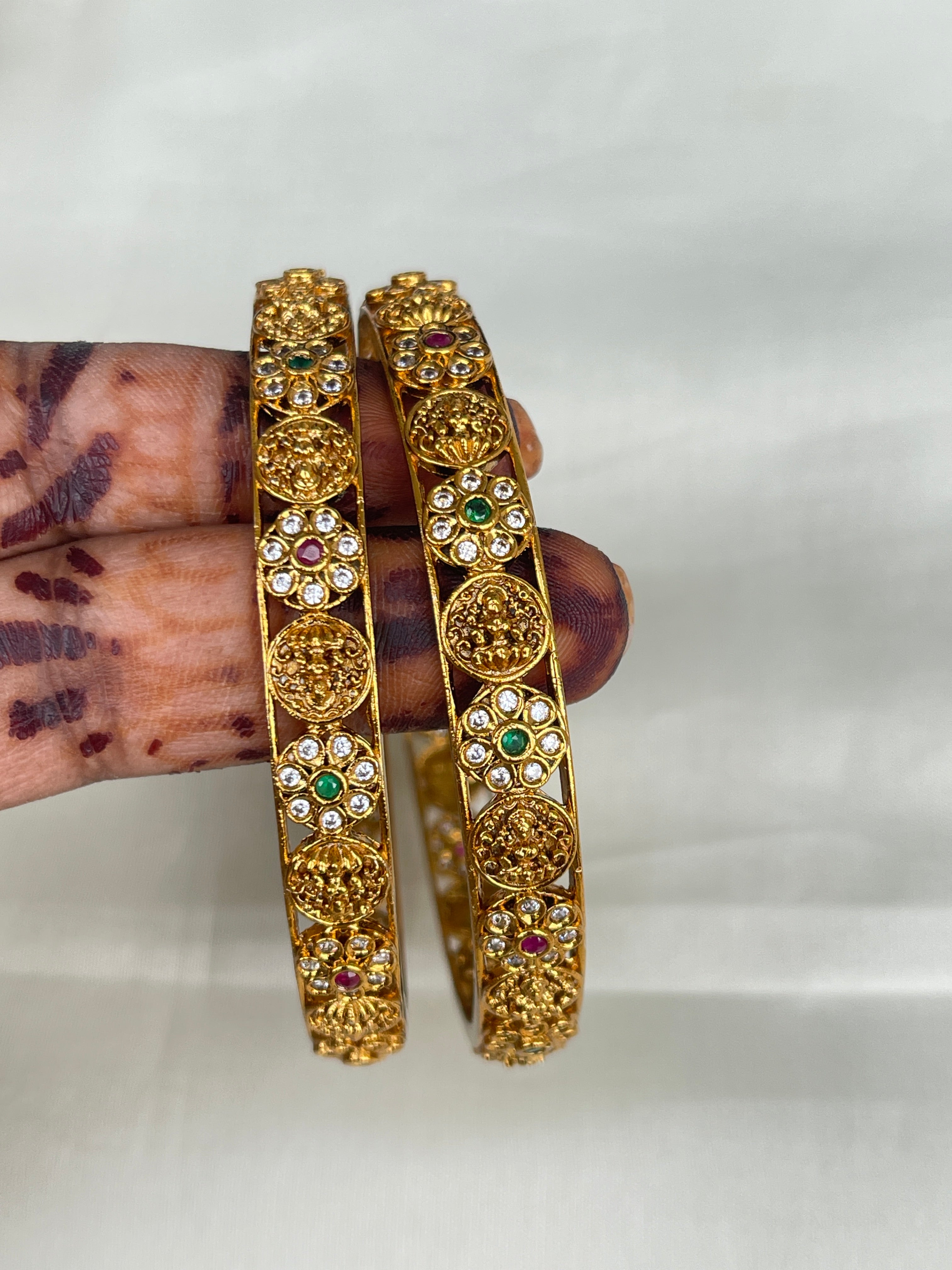 Lakshmi Devi flower bangles sb519