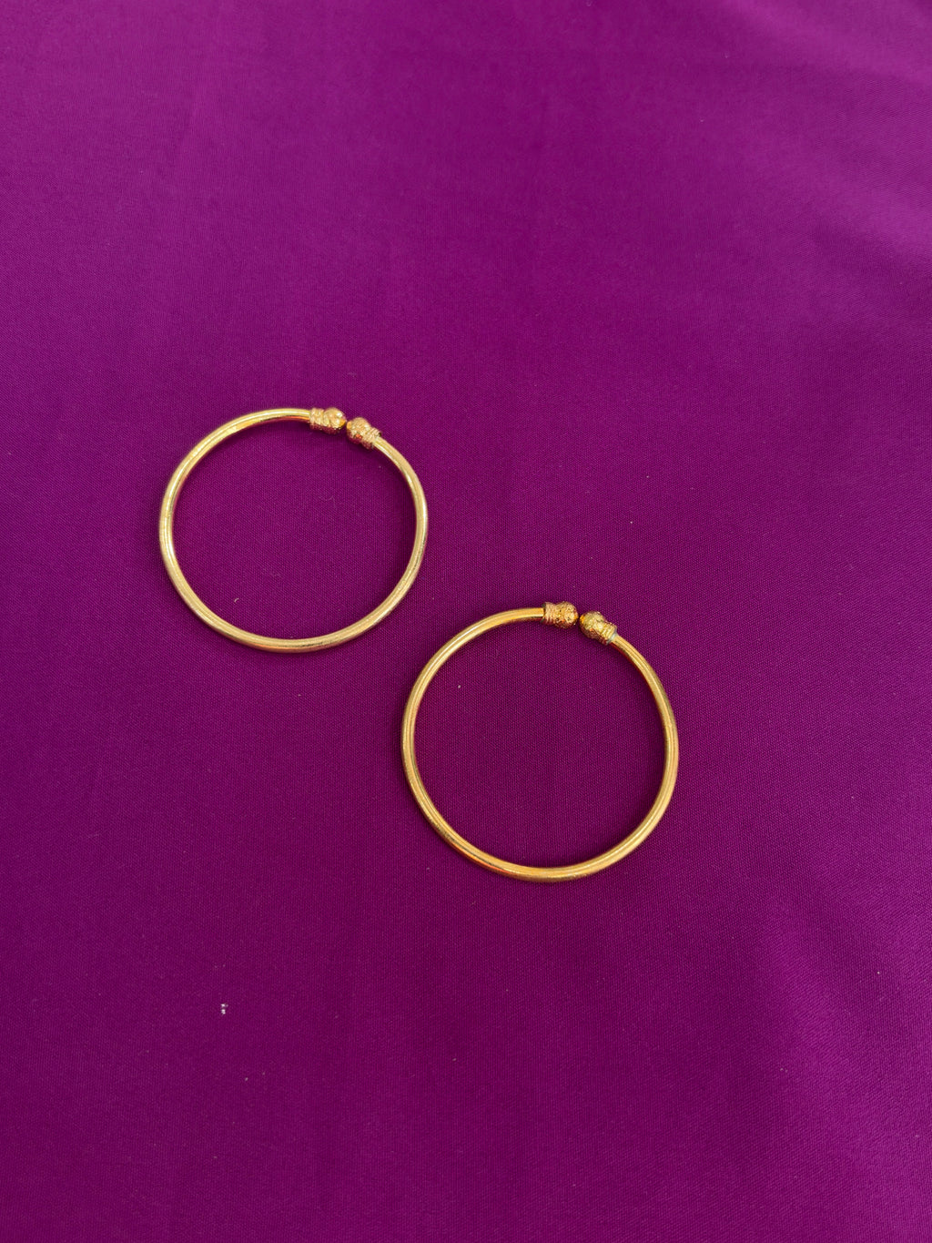 Kd067 unpolished Panchaloham kids adjustable bangles