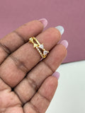 Bow Anti-Tarnish Adjustable finger Ring RG035