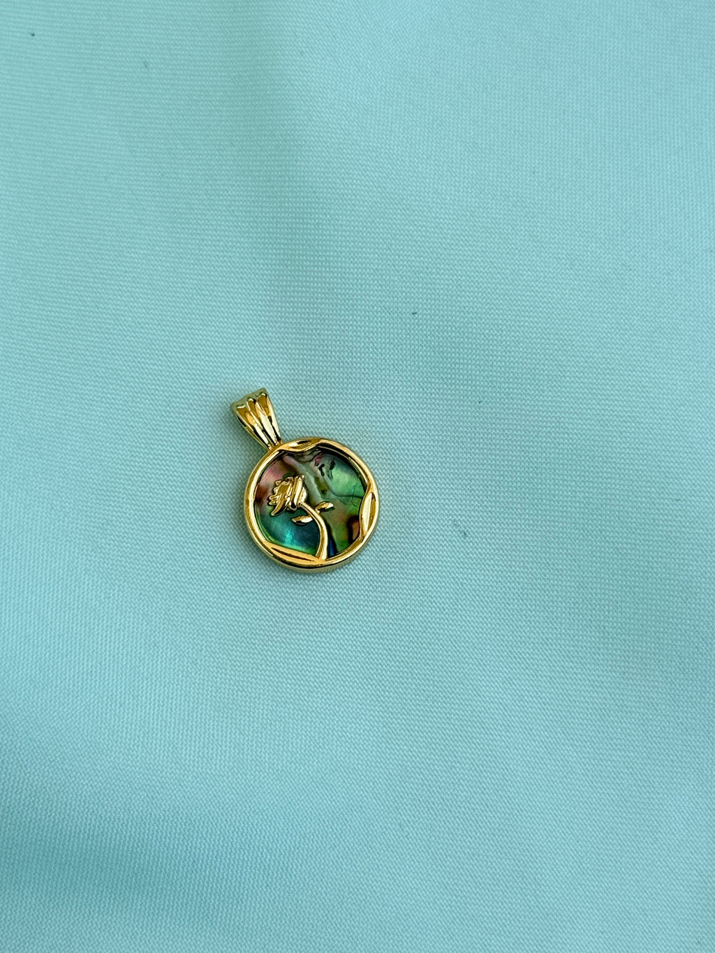 Al018 anti tarnish rose flower charms ( pendent)