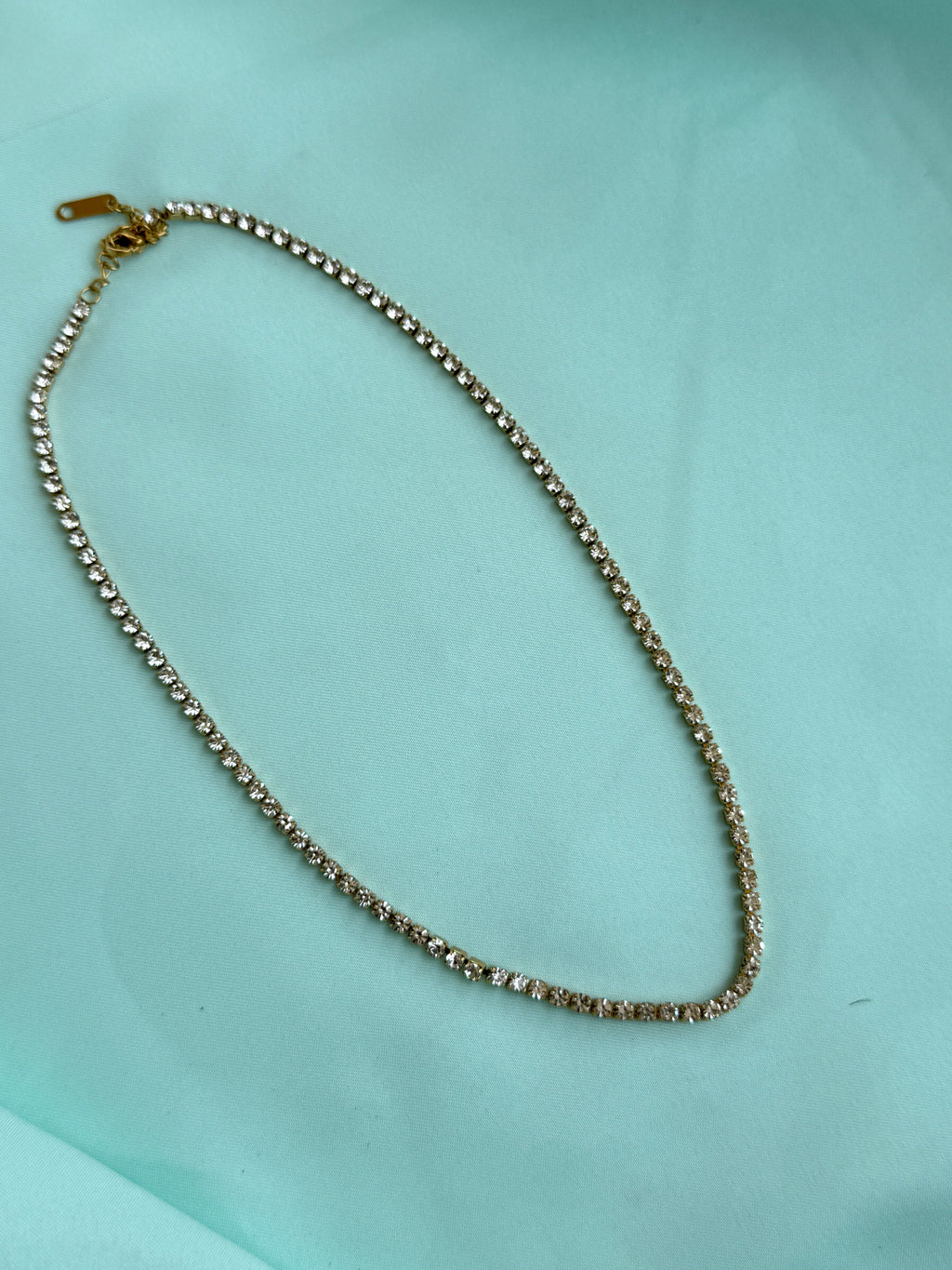 DC065 anti tarnish full stones 18inches adjustable daliy wear chains