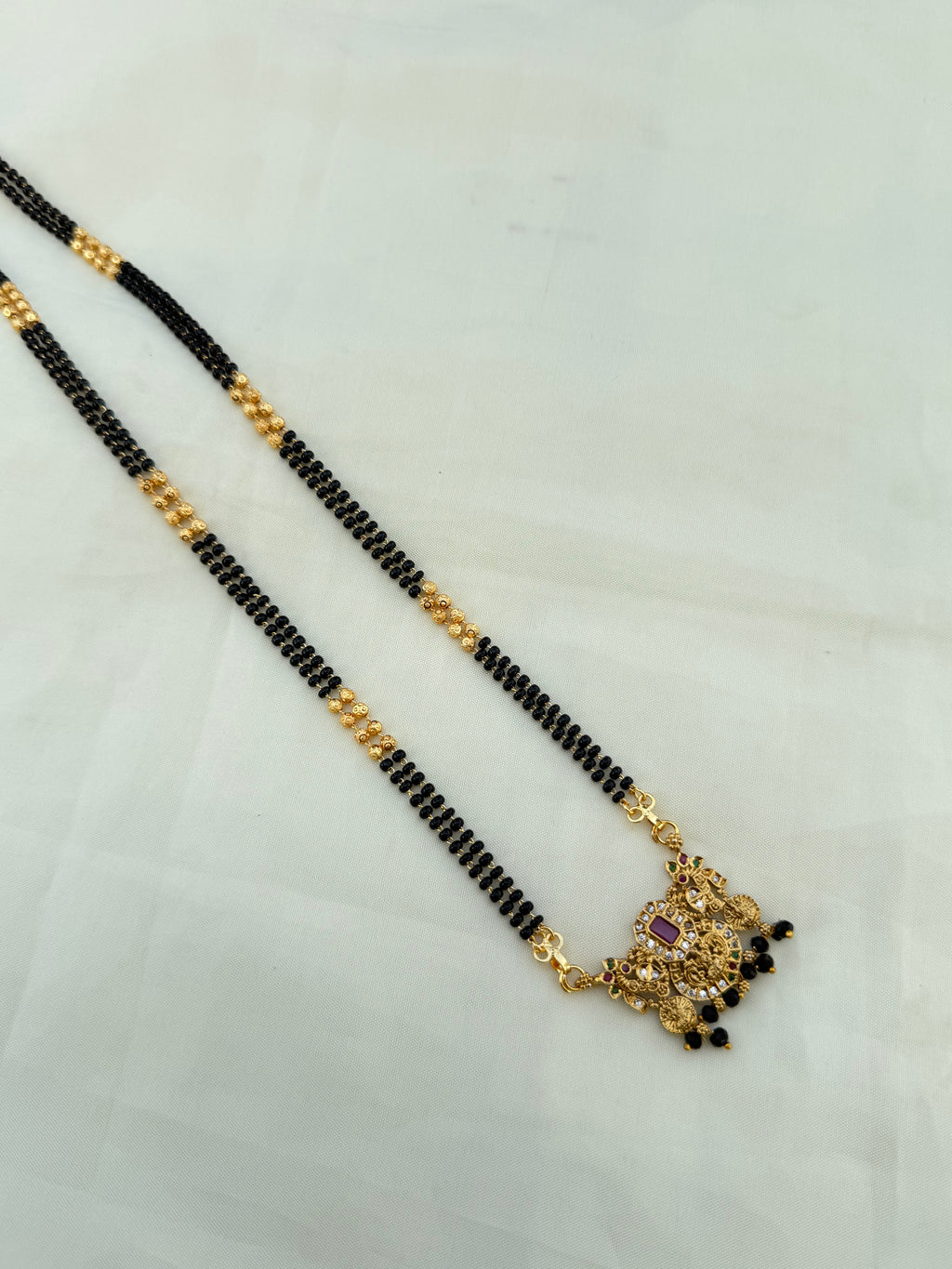 Bb5077 22-24 inches 2 lines long Blackbeads