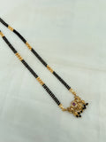 BB5077 22-24 inches 2 lines long Black Beads
