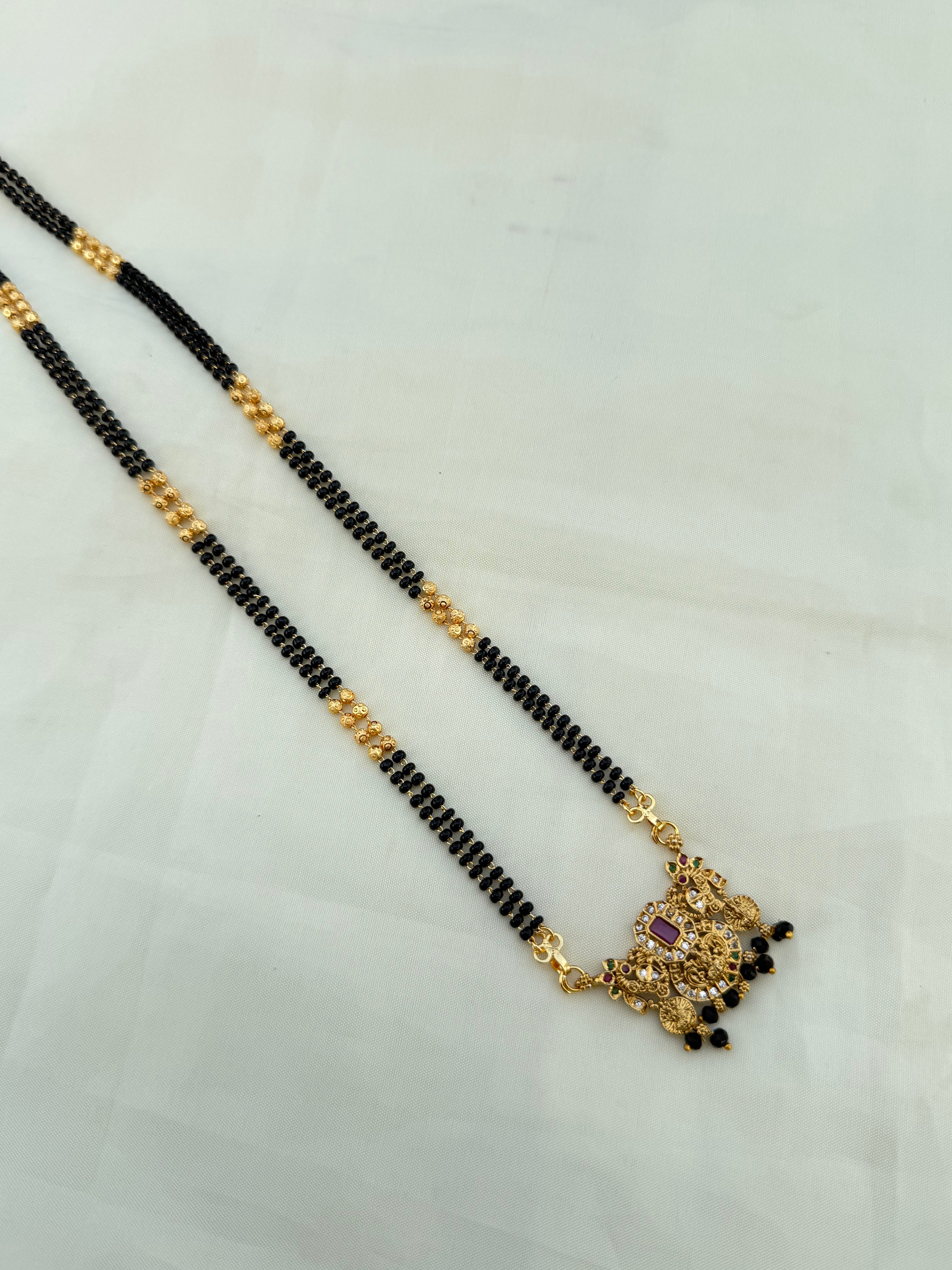 Bb5077 22-24 inches 2 lines long Blackbeads