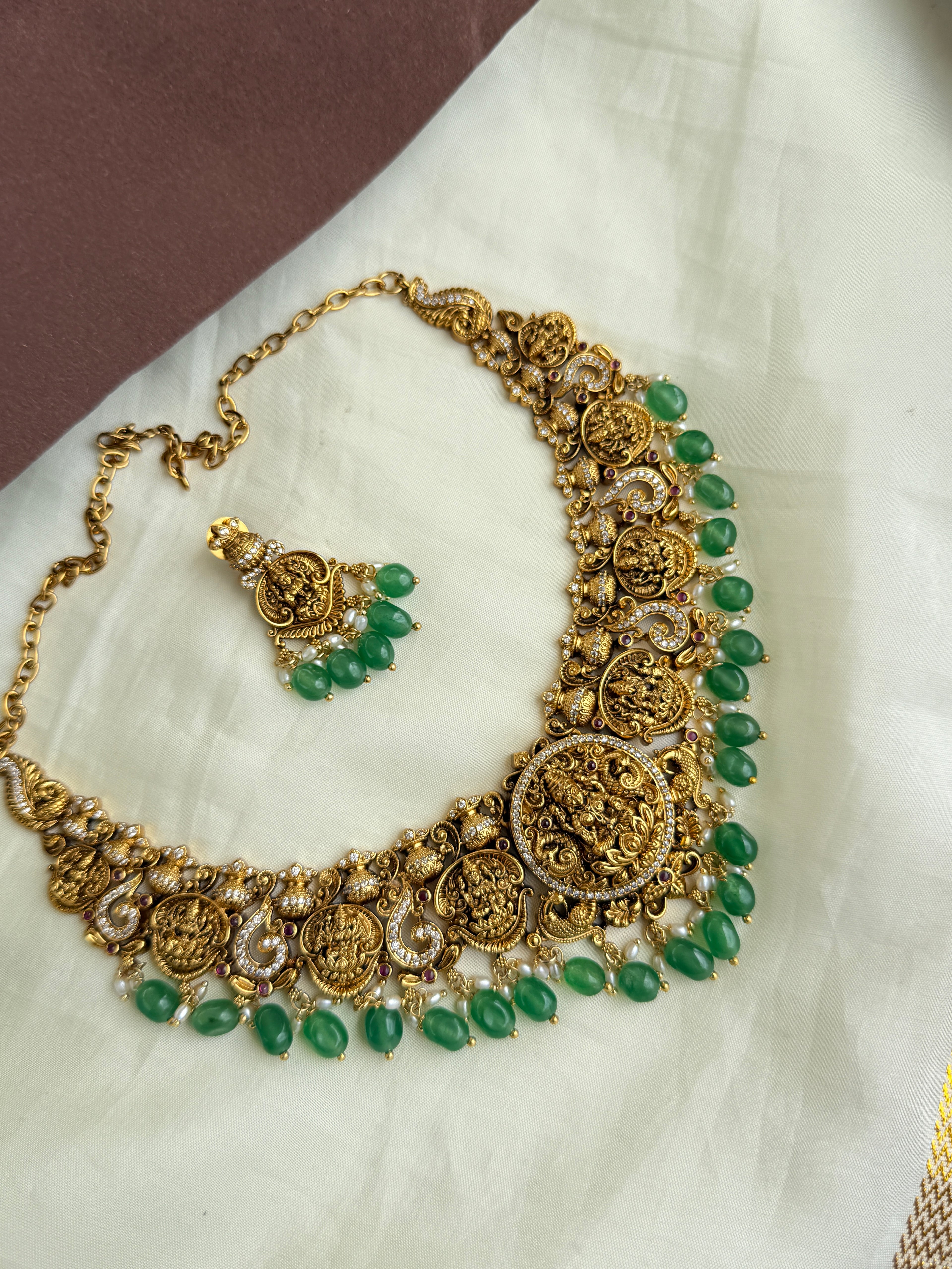 Ns317 Lakshmi Devi nakshi neckset