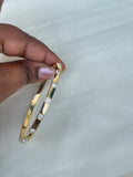 Anti tarnish dots bracelet AB583