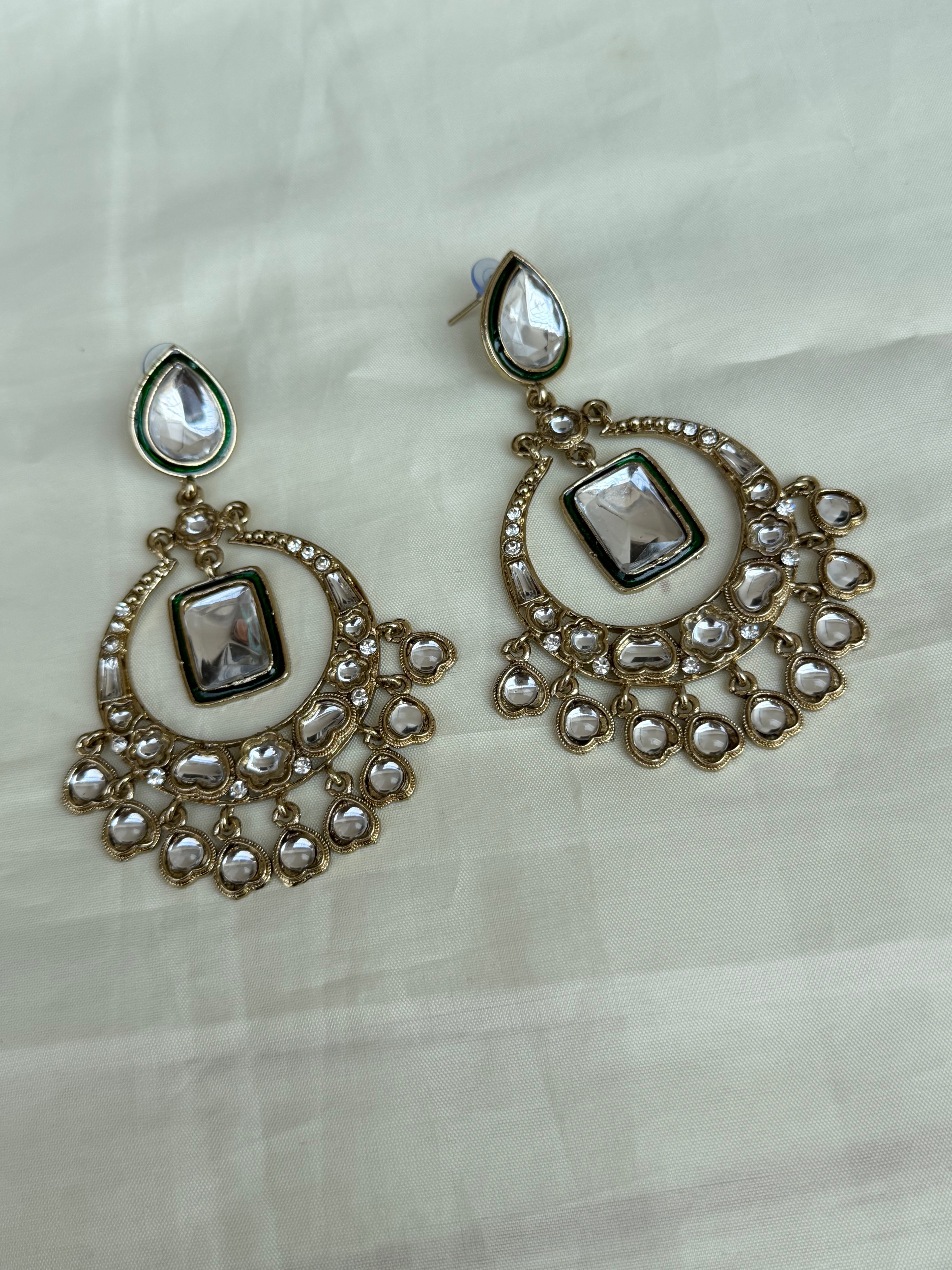 @aliaabhatt inspired Kundan jhumkas mn006
