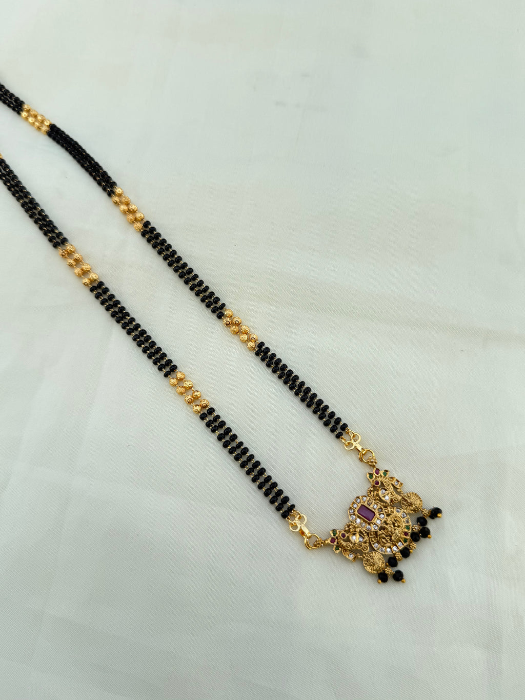 Bb5077 22-24 inches 2 lines long Blackbeads