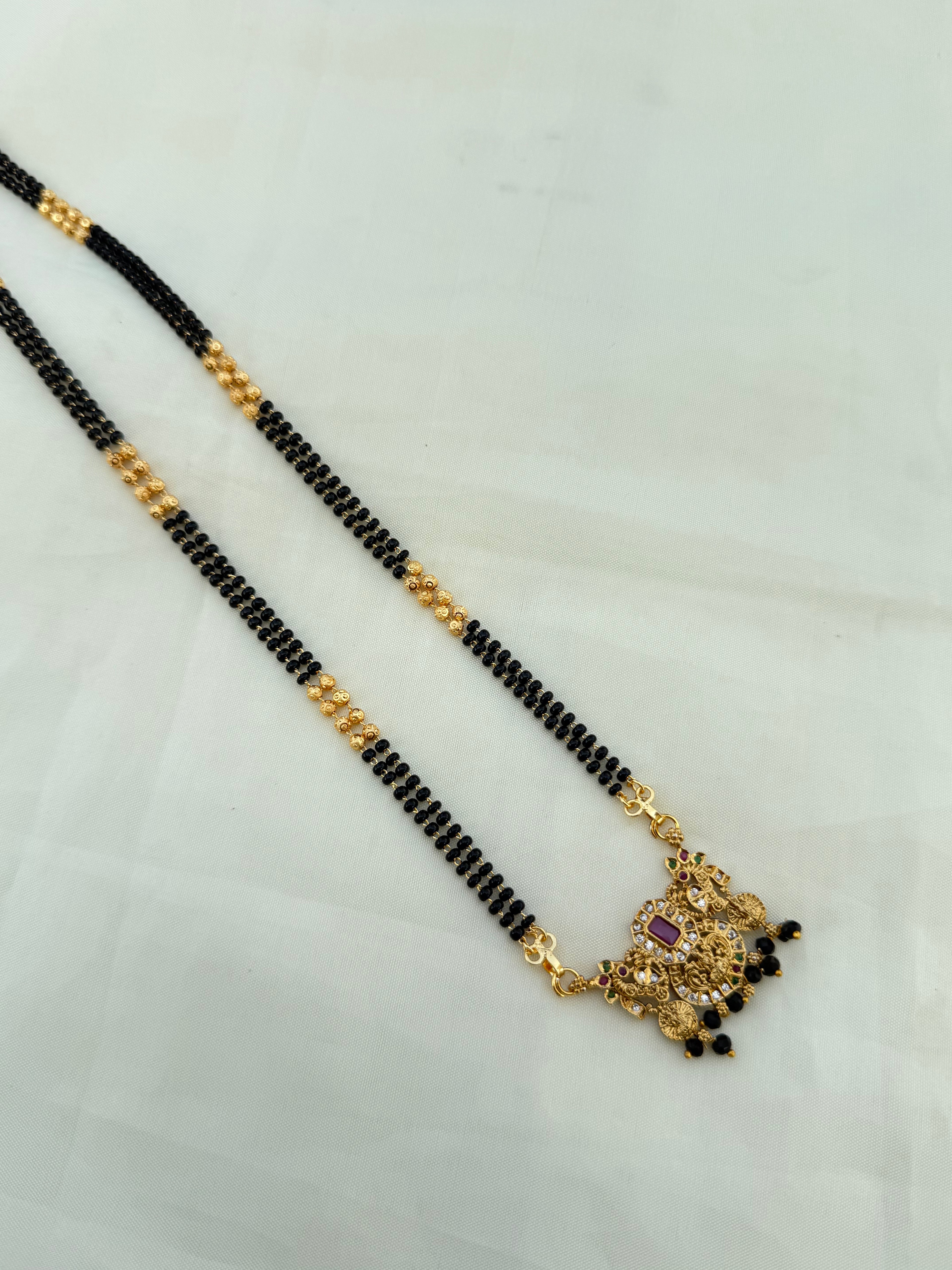 Bb5077 22-24 inches 2 lines long Blackbeads