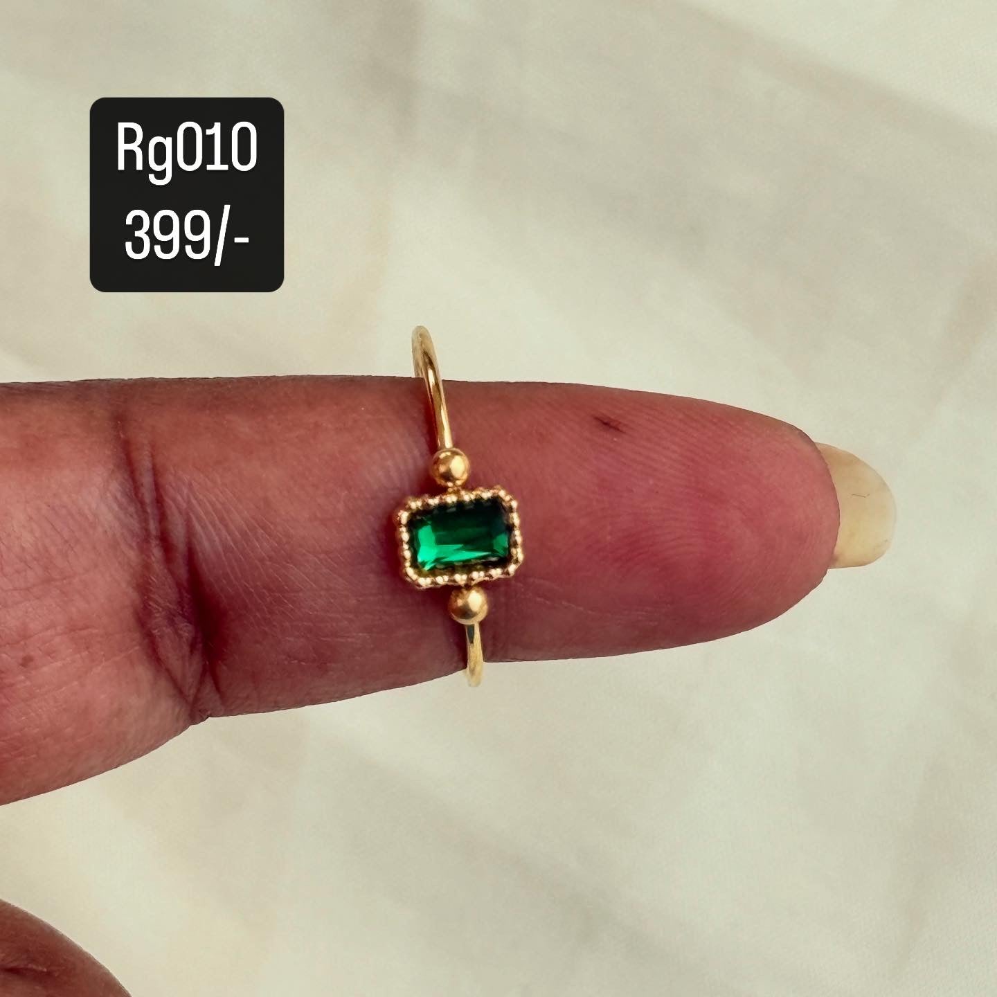 Gold finger rings rg005