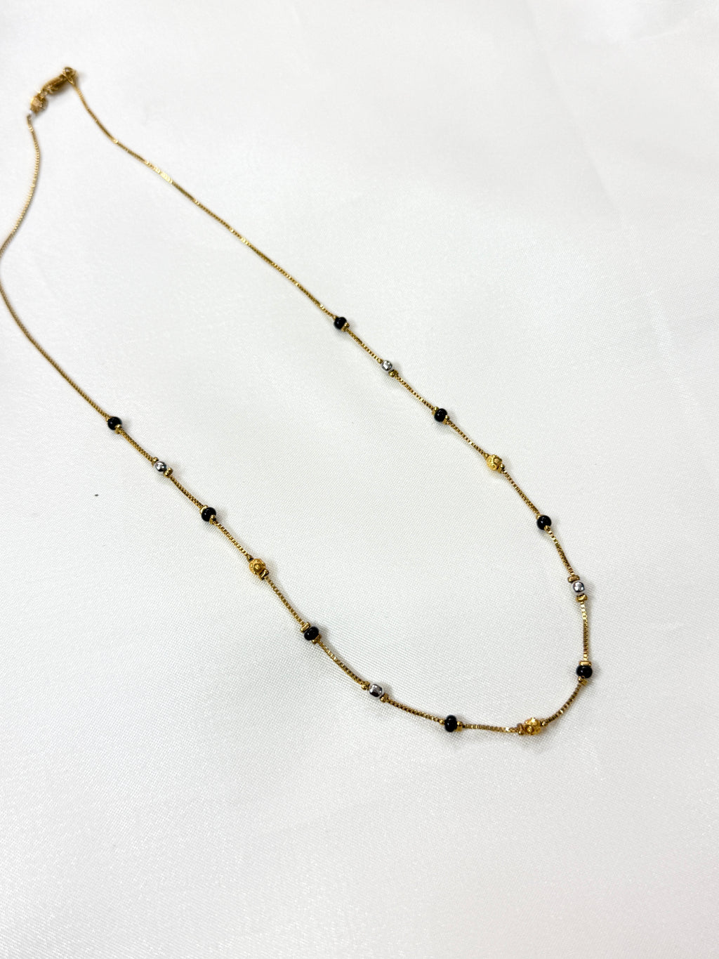 Bb128 1gram gold silver ball blackbeads