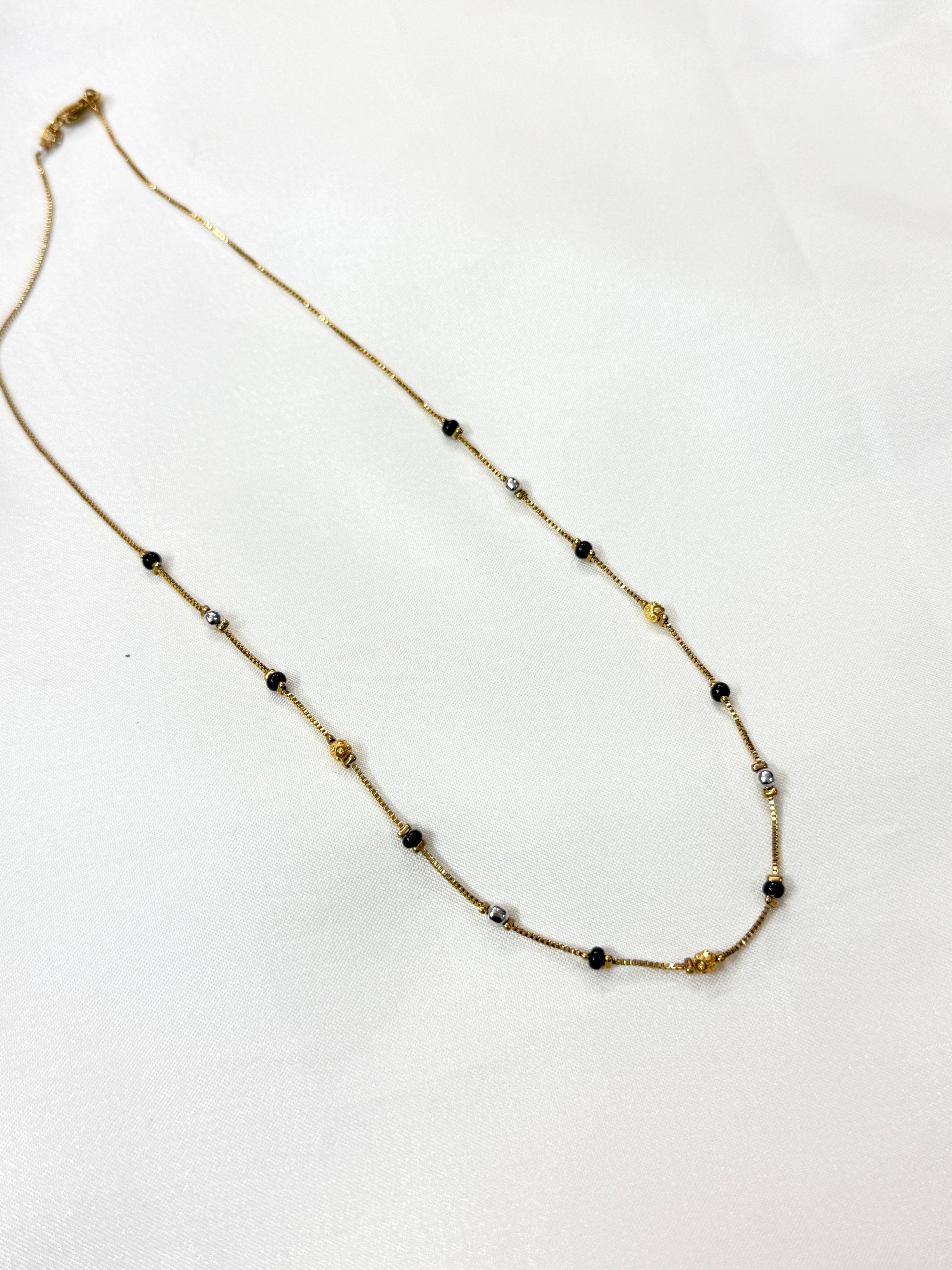 Bb128 1gram gold silver ball blackbeads