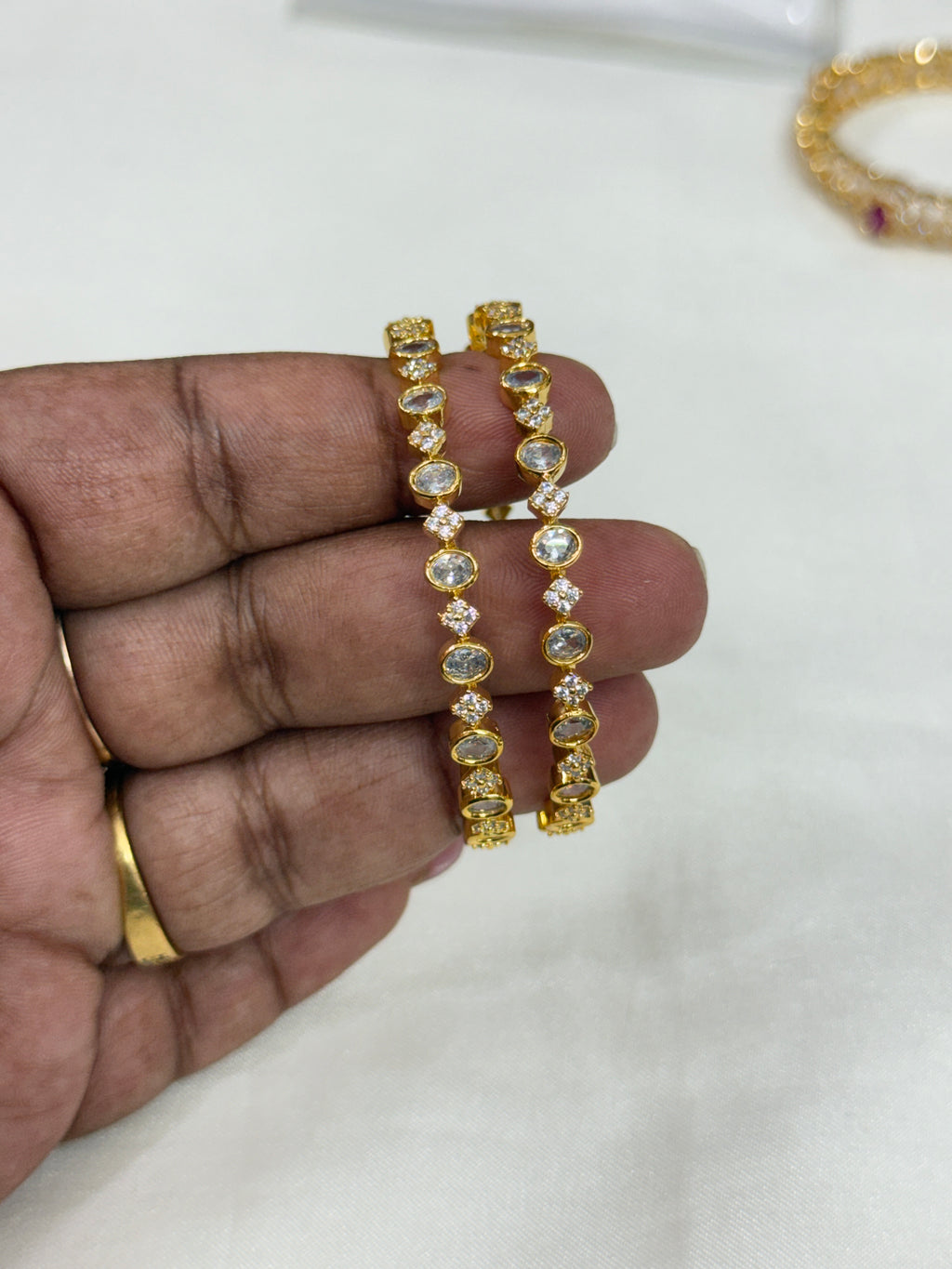 Kd049 diamond replica bangles