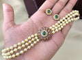 Pearl kundan choker