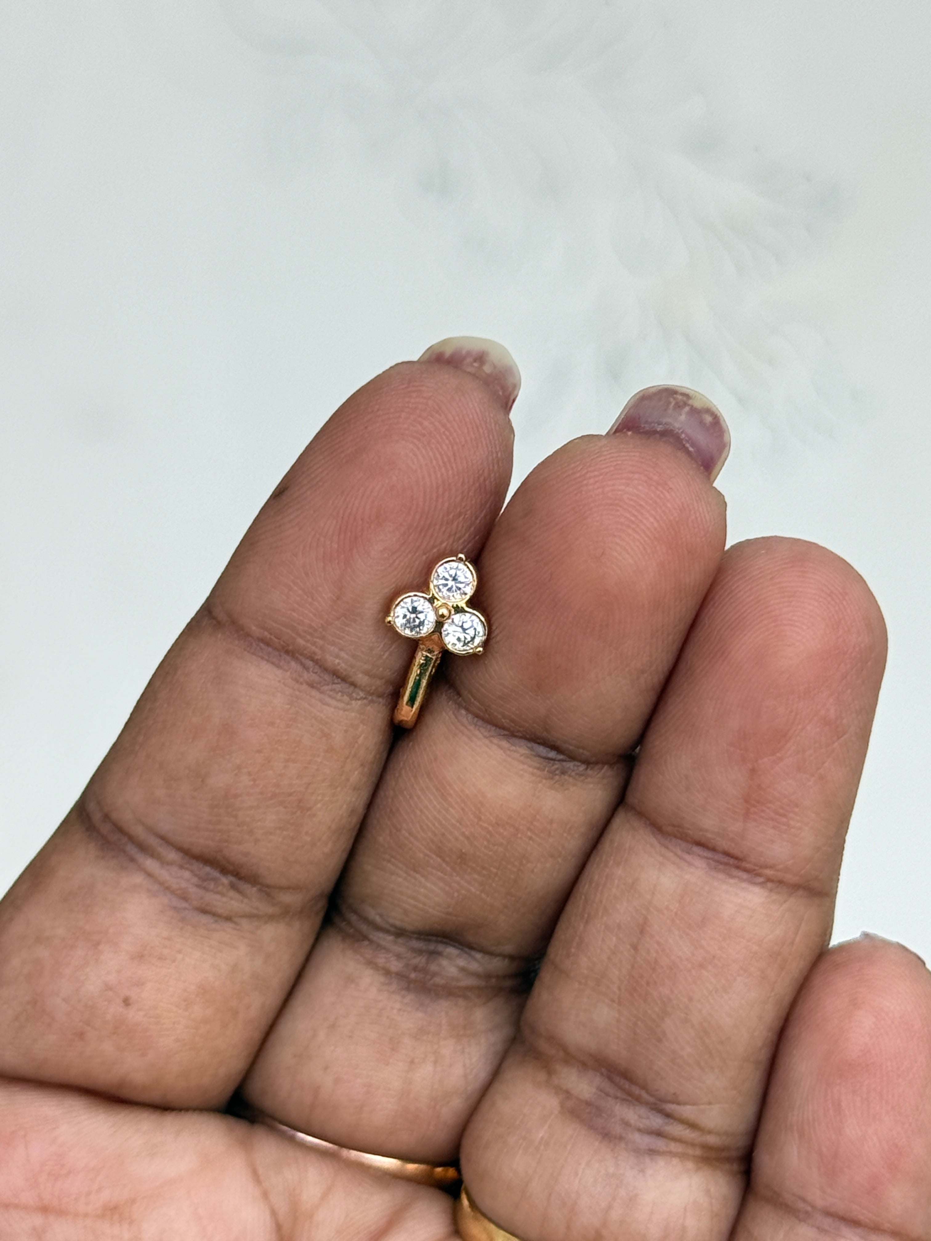 Ph269 panchaloham nose pin's