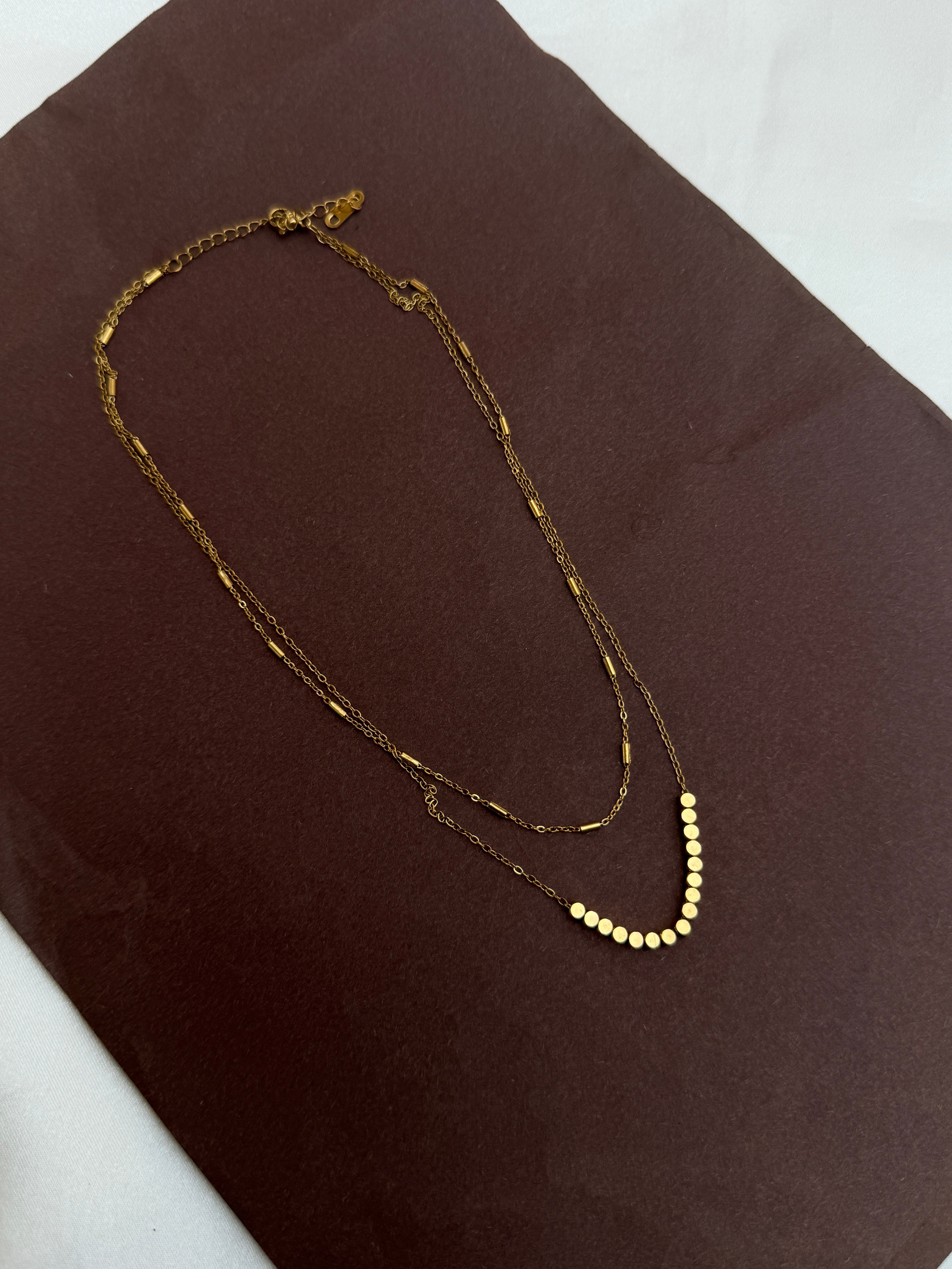 Dc031 anti tarnish 2 lines daily wear chain