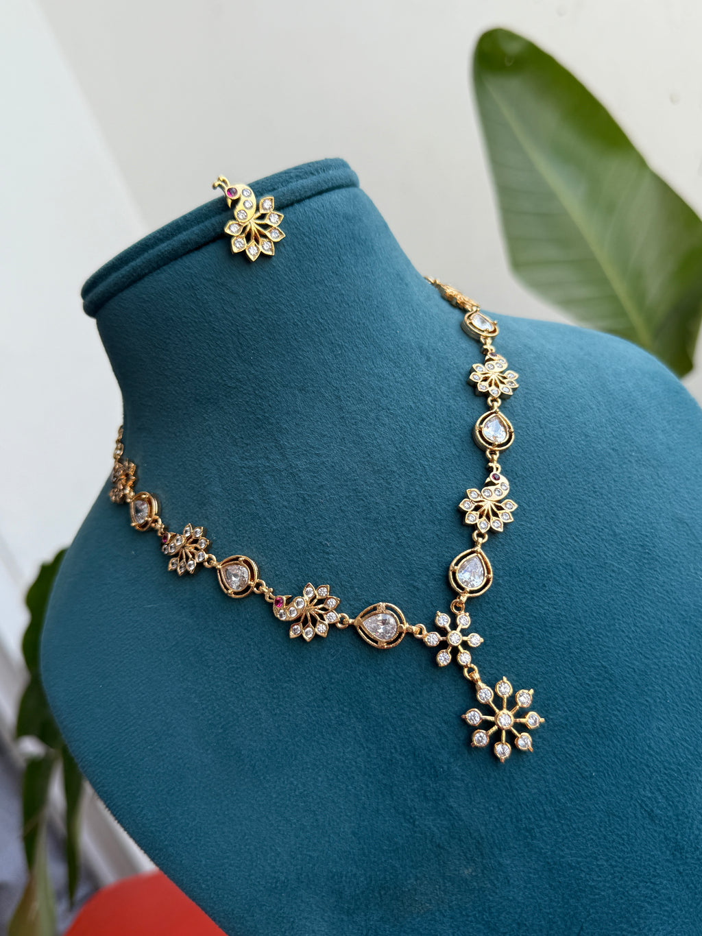 Ph151 panchaloham peacock neckset