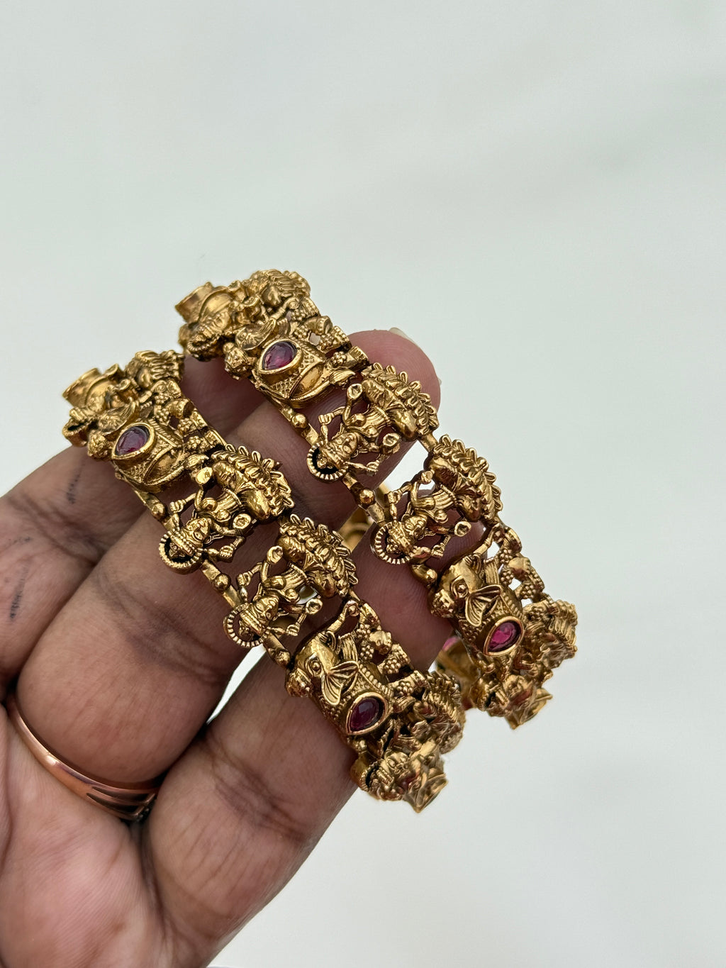 Sb148 elephant Lakshmi devi nakshi bangles