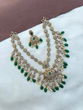 NS578 2 layers uncuts Neckset suits for western saress as well