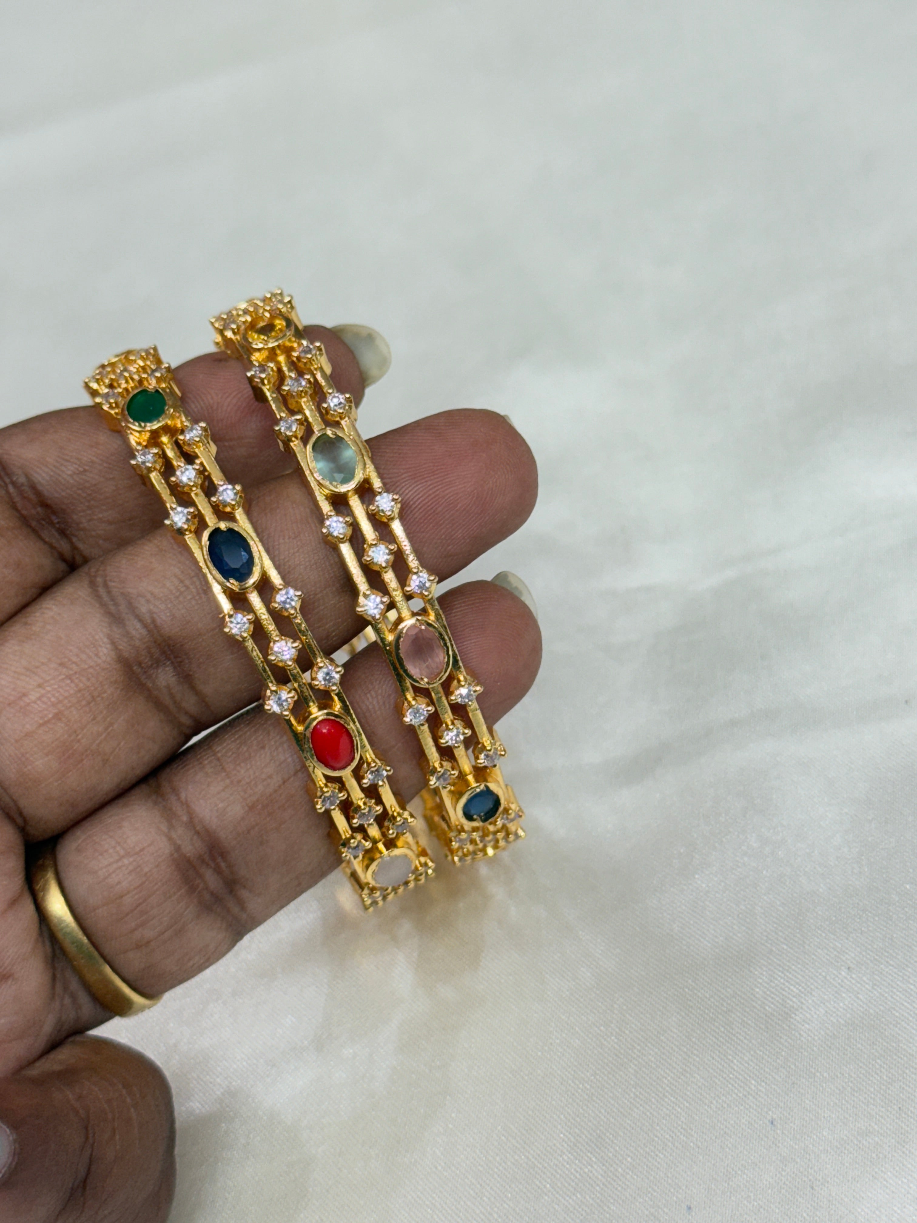 Sb126 Navarathan bangles
