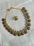 Green Lotus Kundan neckset ns0010