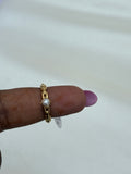 RG065 anti tarnish pearl finger ring