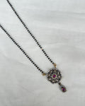 Single line blackbeads with Victorian pendant bb1705